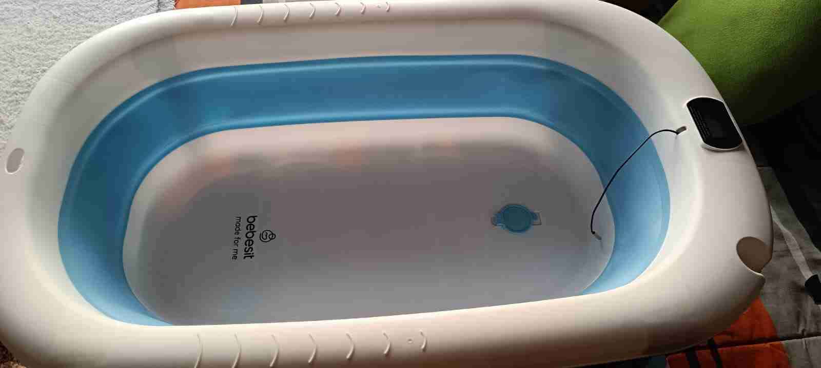 Tina de baño para bebé azul - miniatura 2