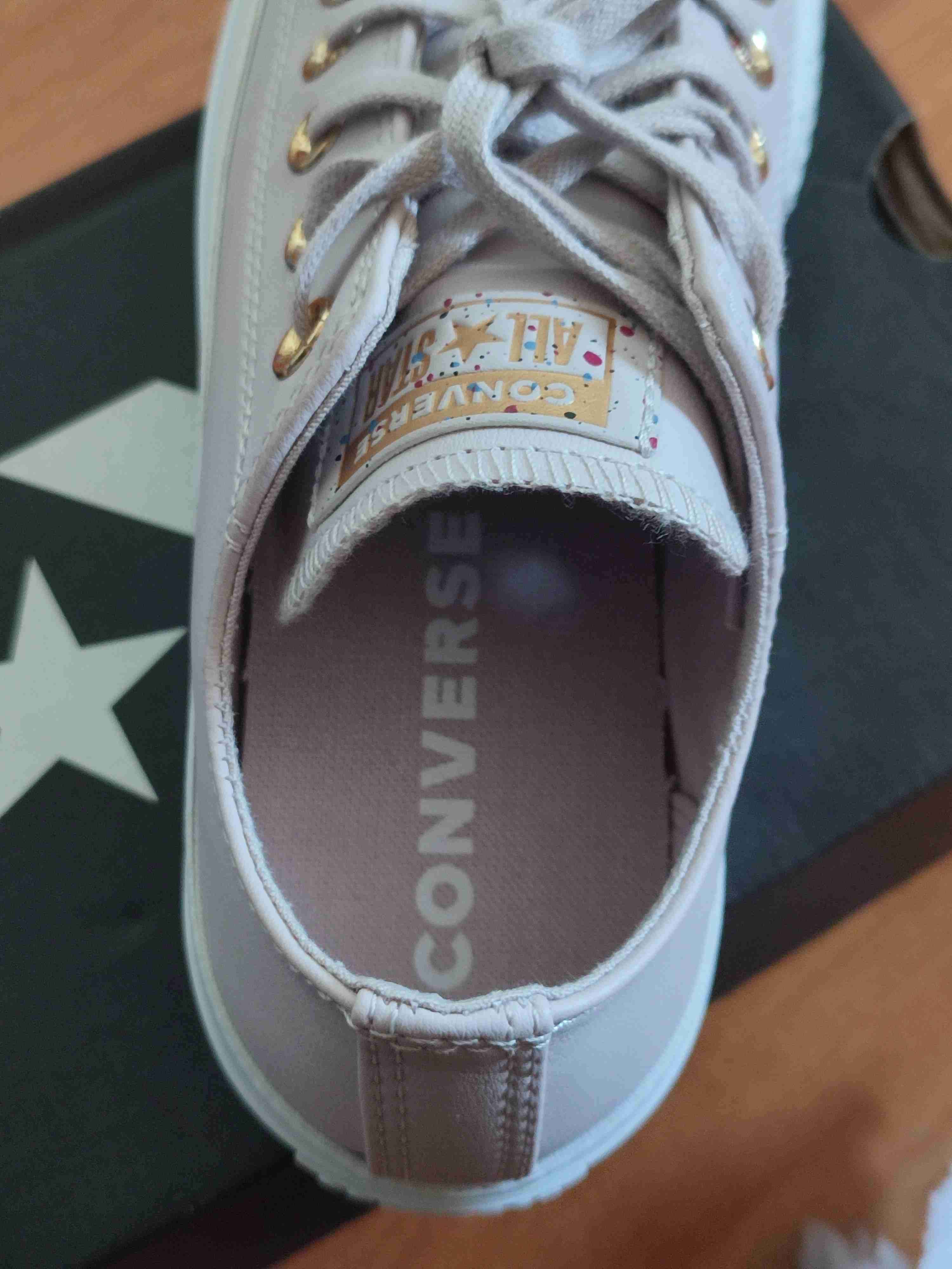 Zapatillas Converse rosadas talla 36.5 - miniatura 3