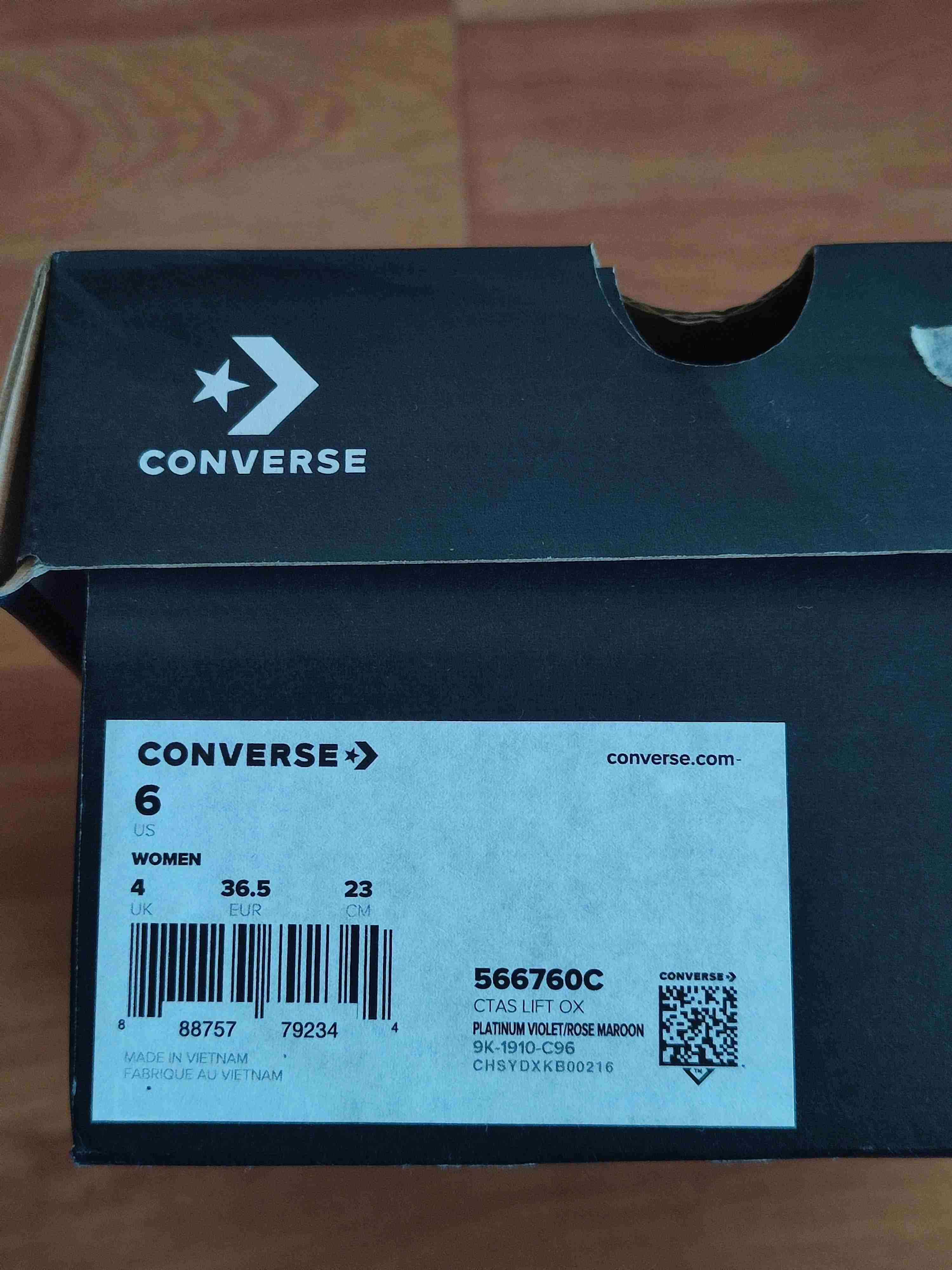 Zapatillas Converse rosadas talla 36.5 - miniatura 4