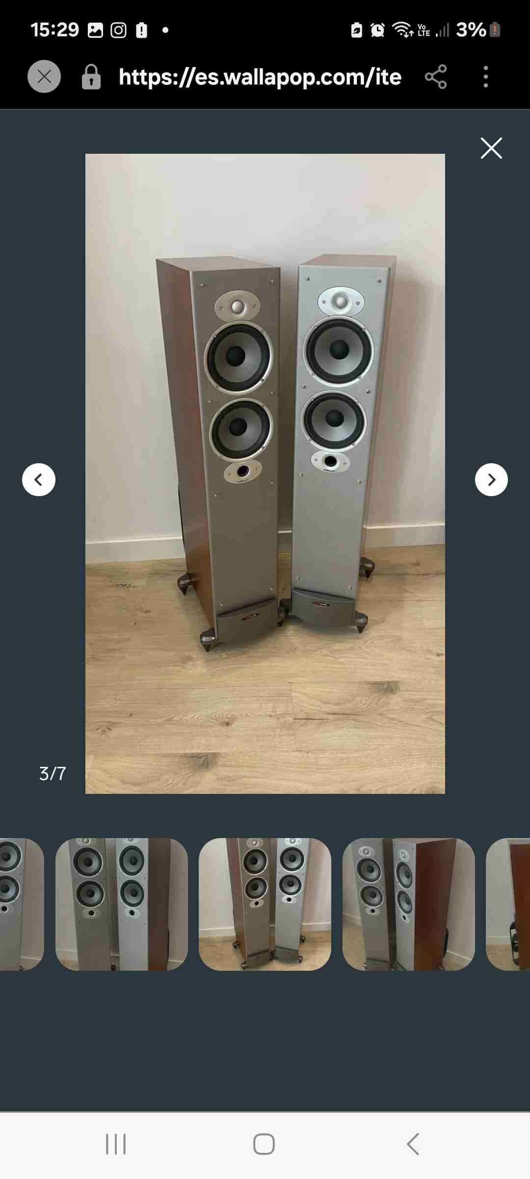 Bafle de torre Polk Audio modelo rri8 - miniatura 4