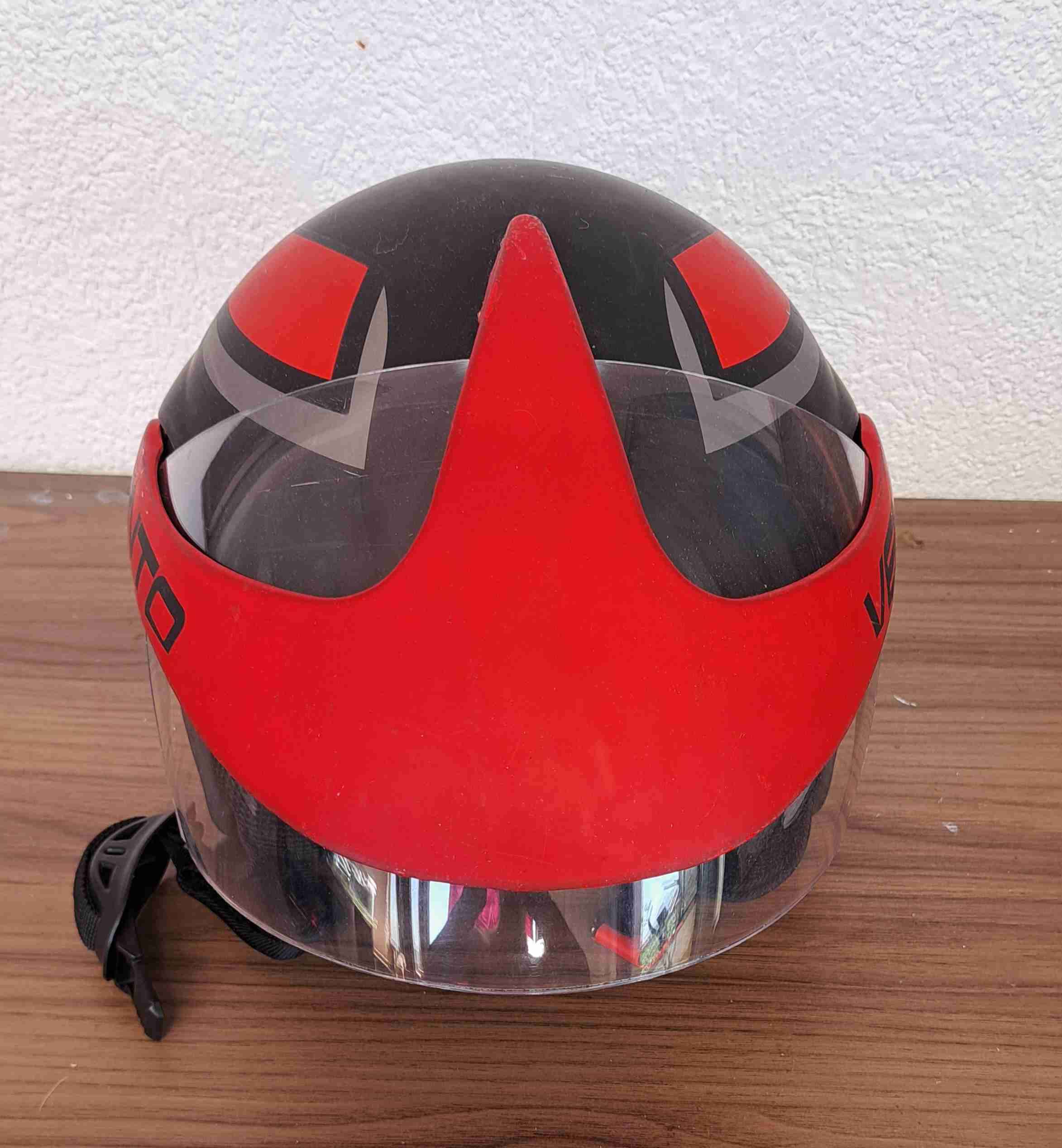 Casco Vento rojo y negro - miniatura 5