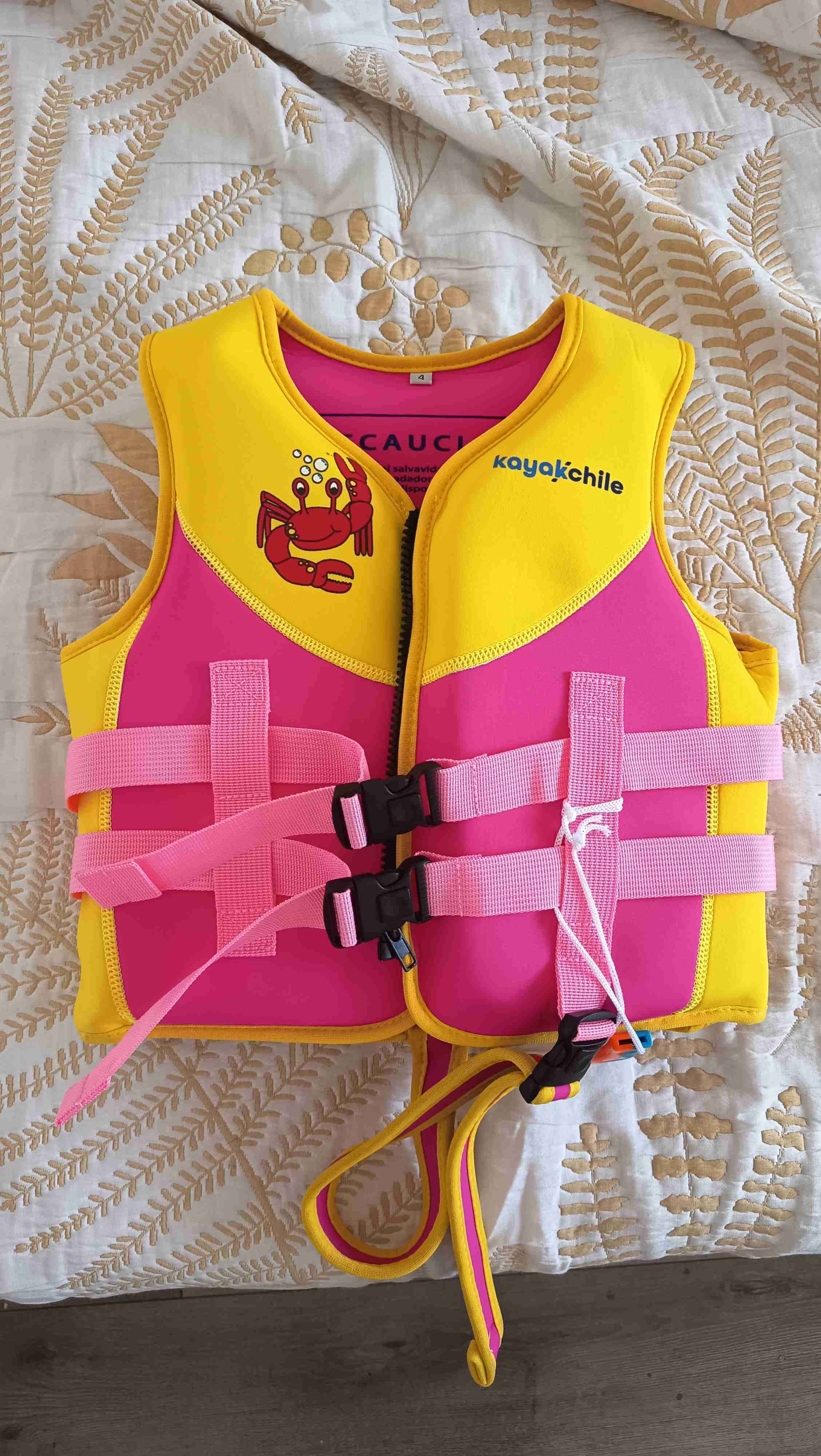 Chaleco salvavidas infantil multicolor