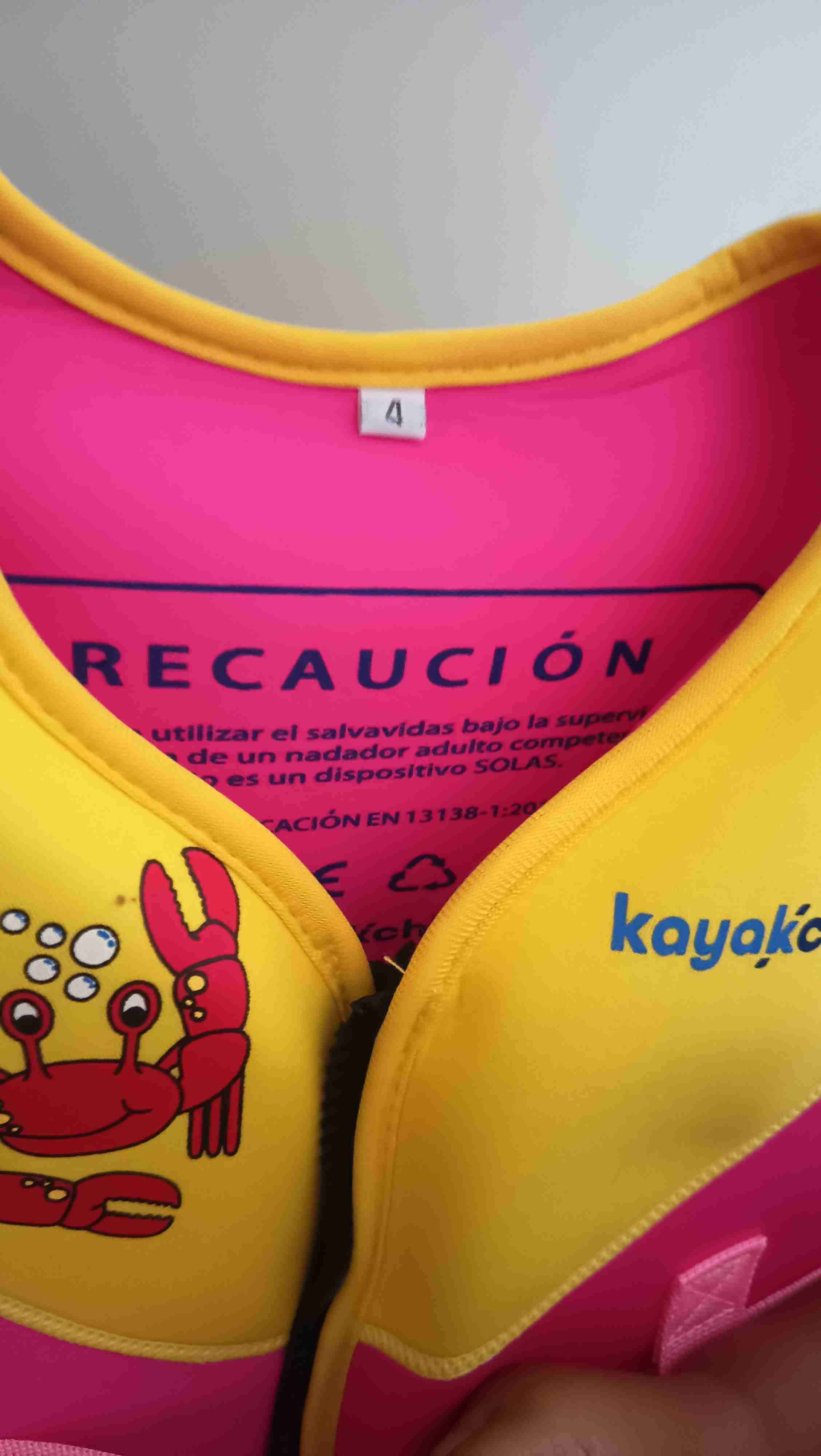 Chaleco salvavidas infantil multicolor - miniatura 3