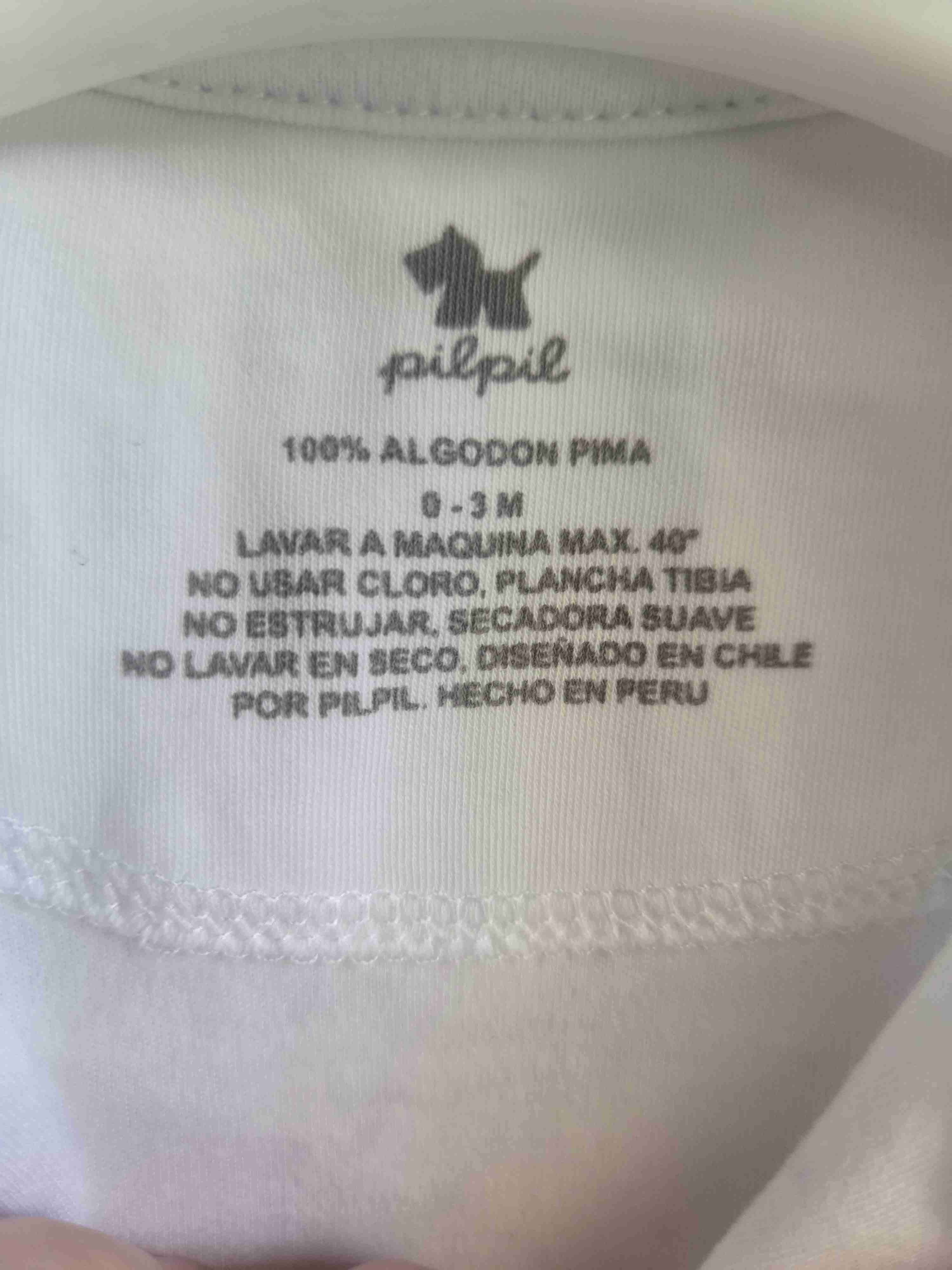 Pijama bebé azul con dibujos - miniatura 3