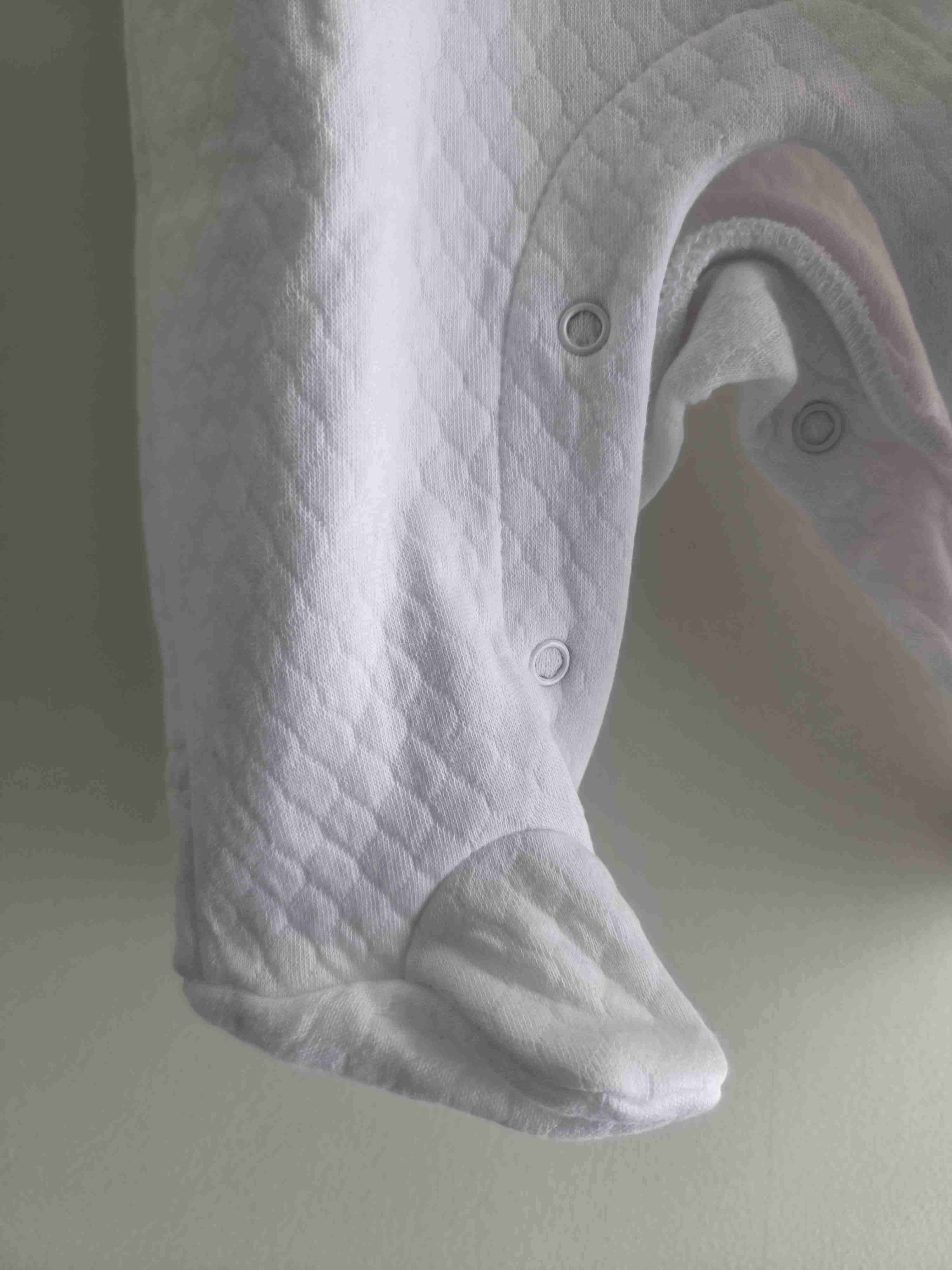 Enterito bebé blanco con cuello - miniatura 6