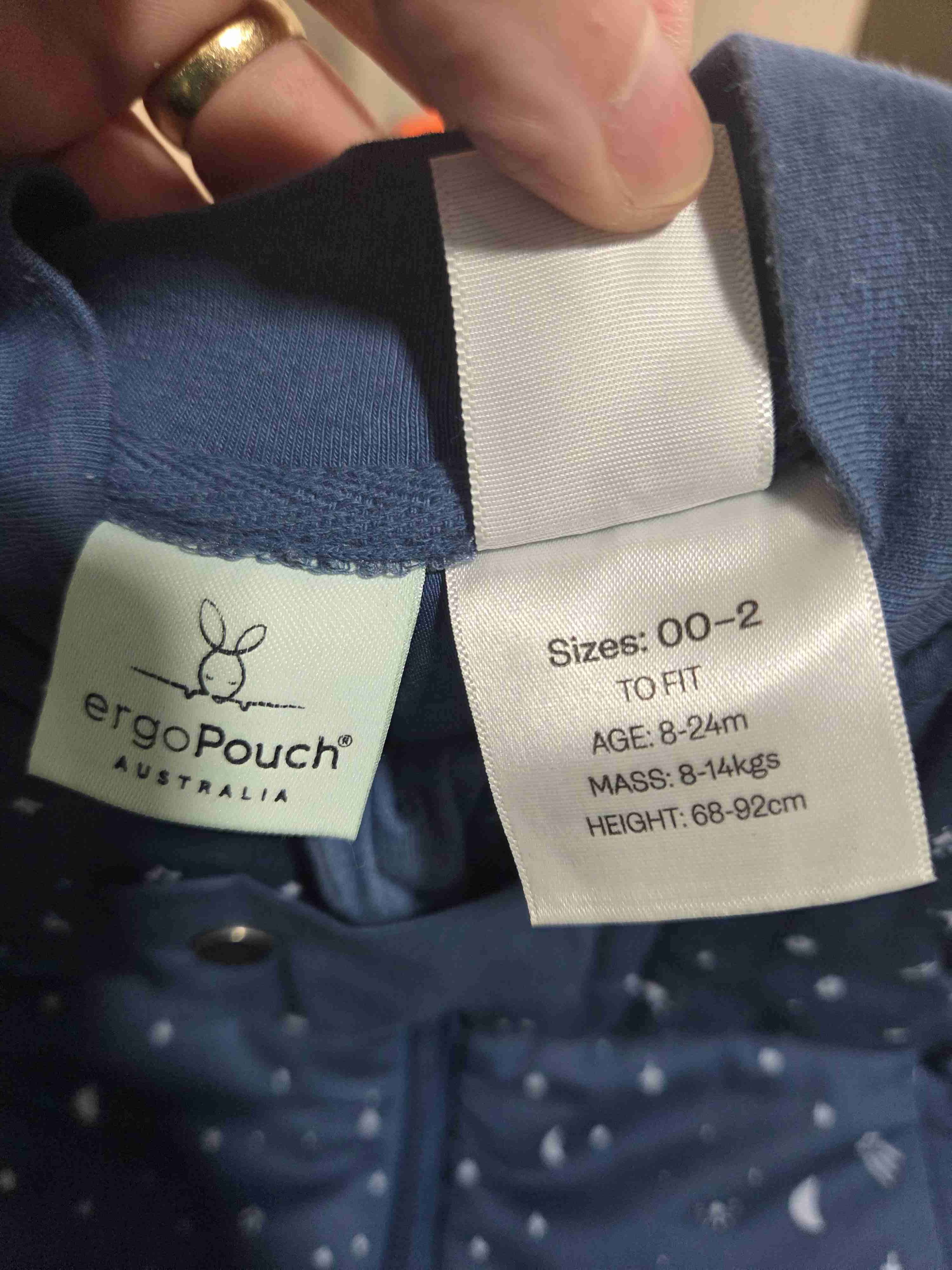 Saco de dormir infantil azul - miniatura 3