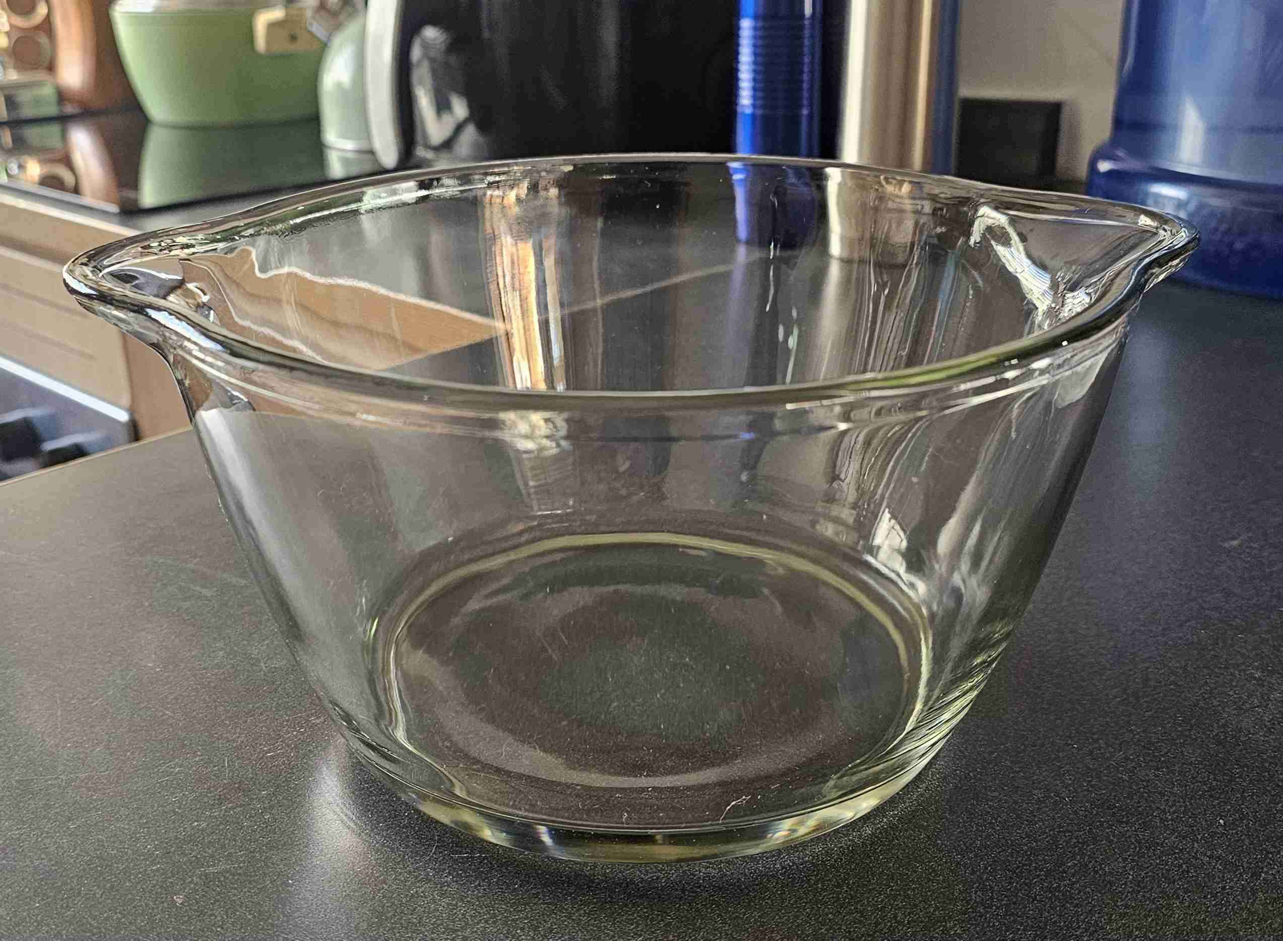 Fuente de vidrio para batidora