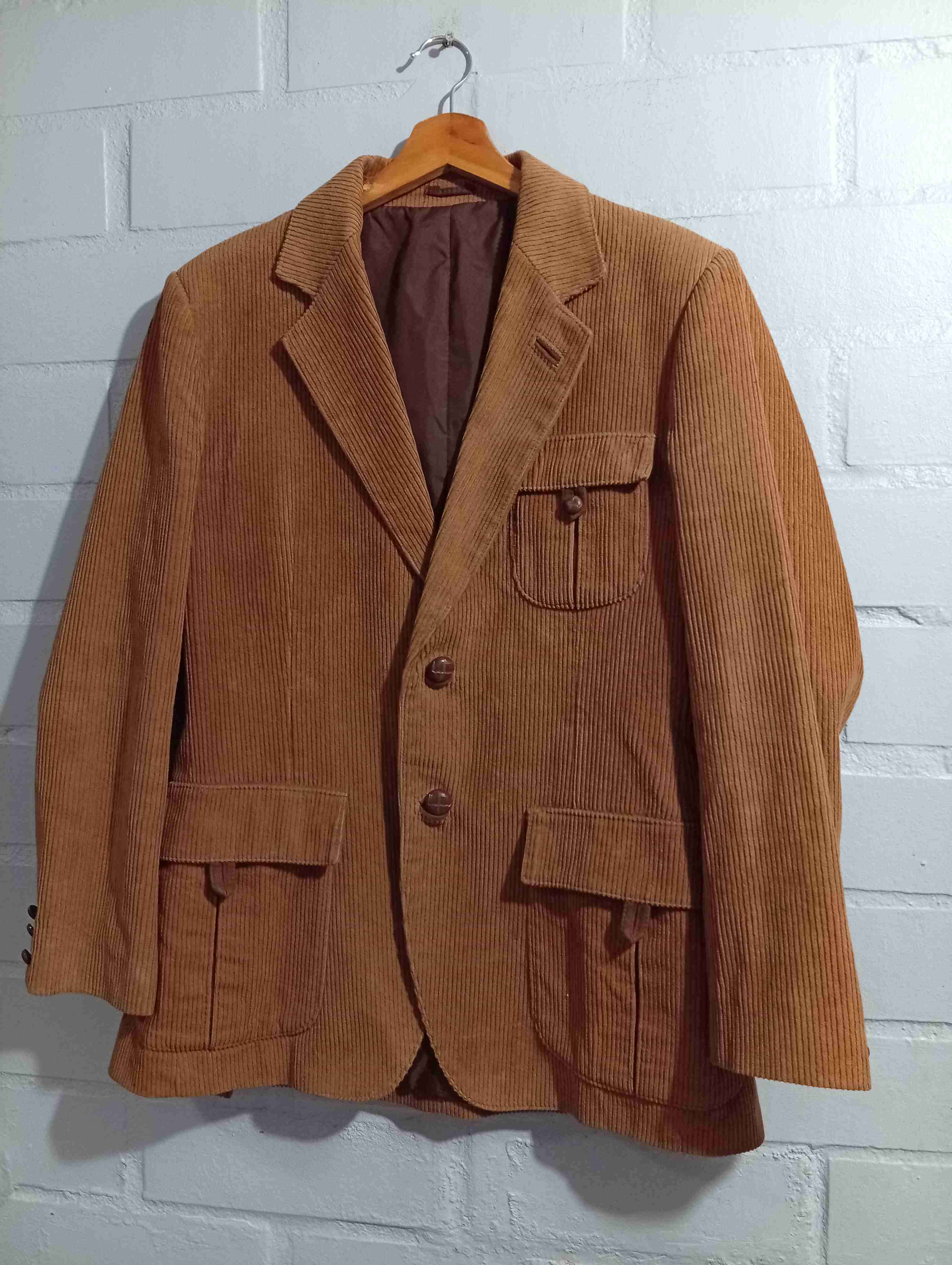 Blazer camel de cotele