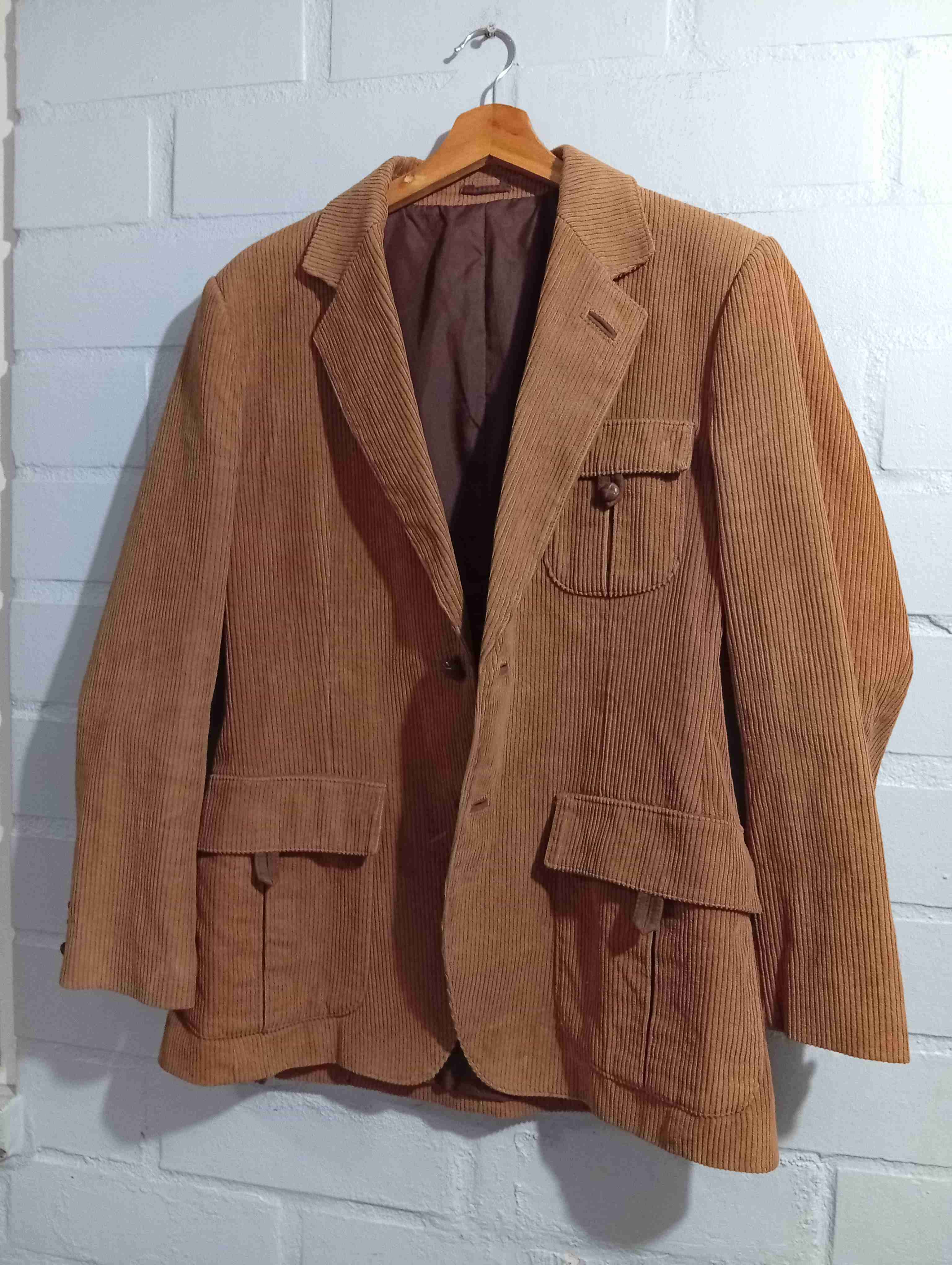 Blazer camel de cotele - miniatura 4