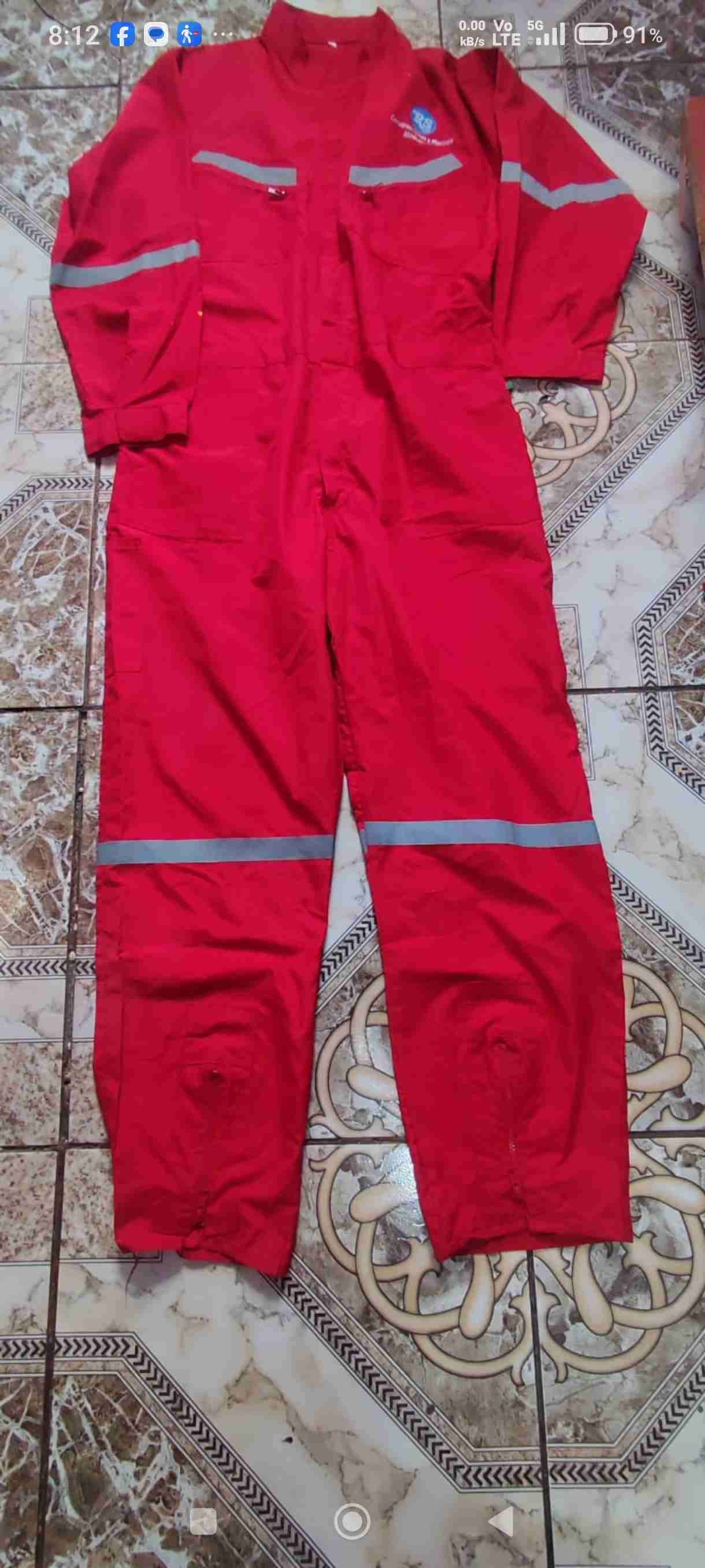 Overol de seguridad naranja - miniatura 2