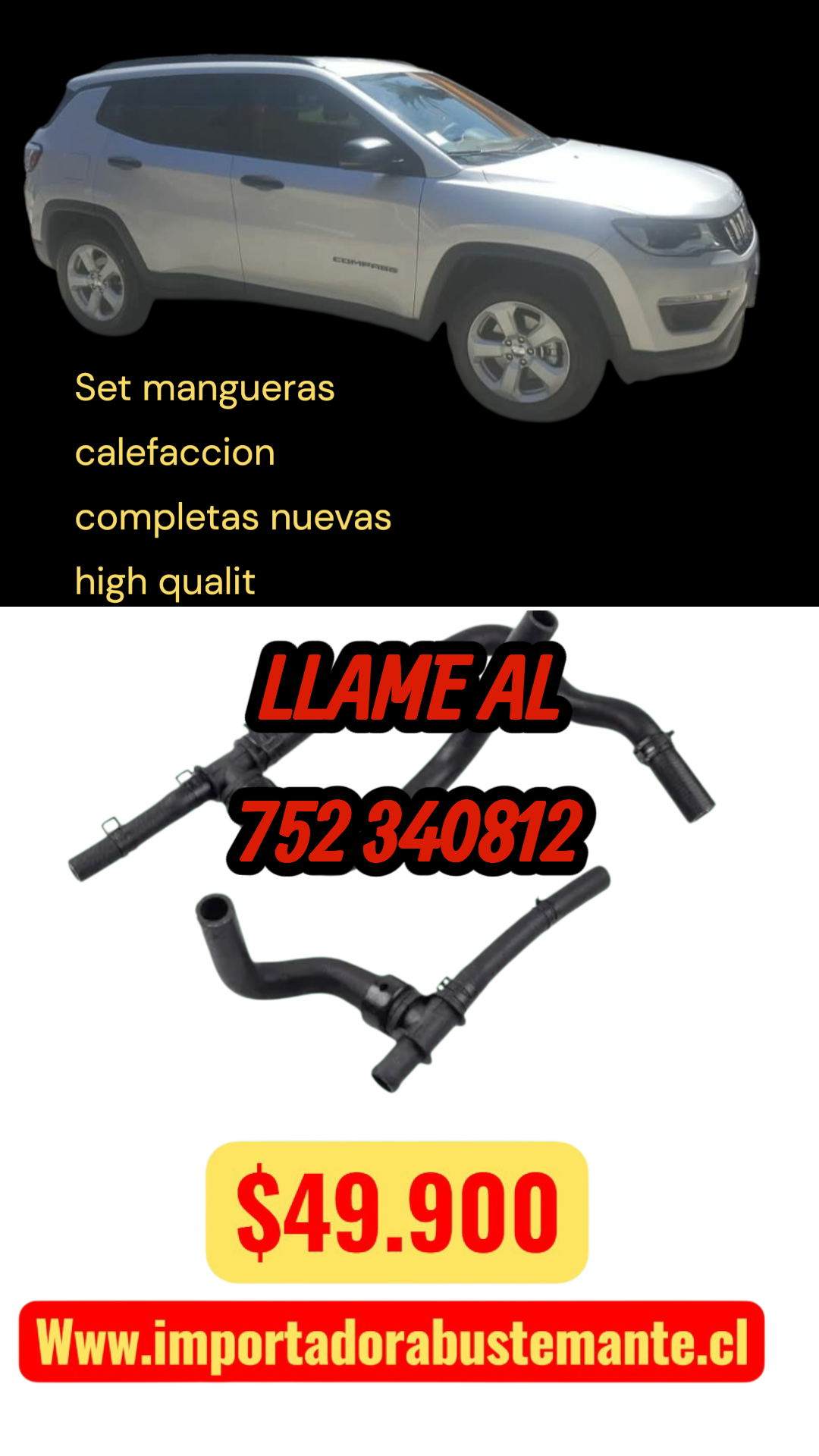 Set mangueras calefacción nuevas