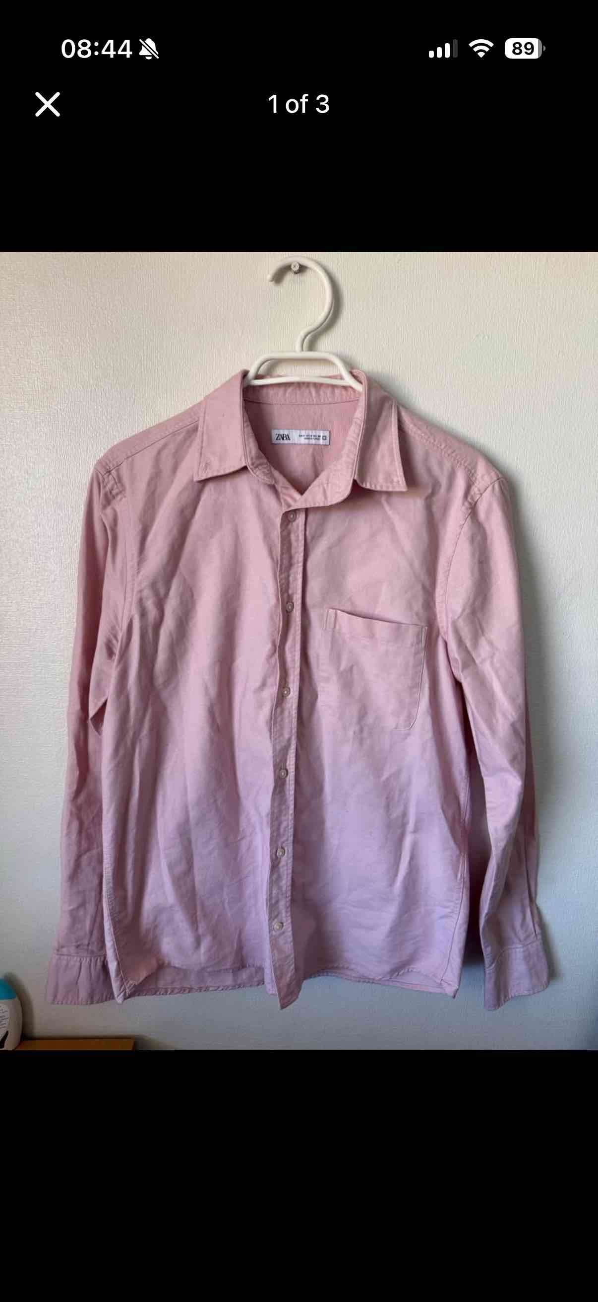 Camisa rosada Zara