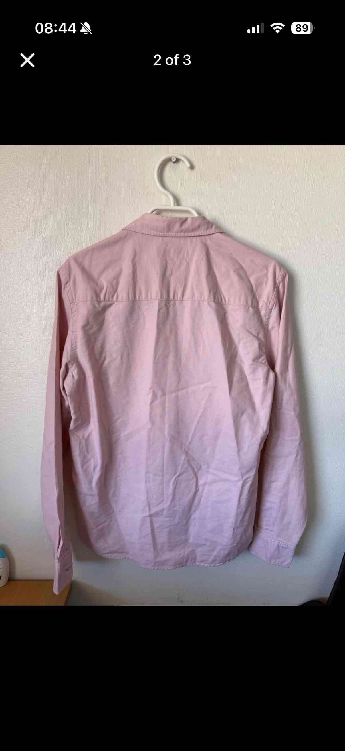 Camisa rosada Zara - miniatura 2