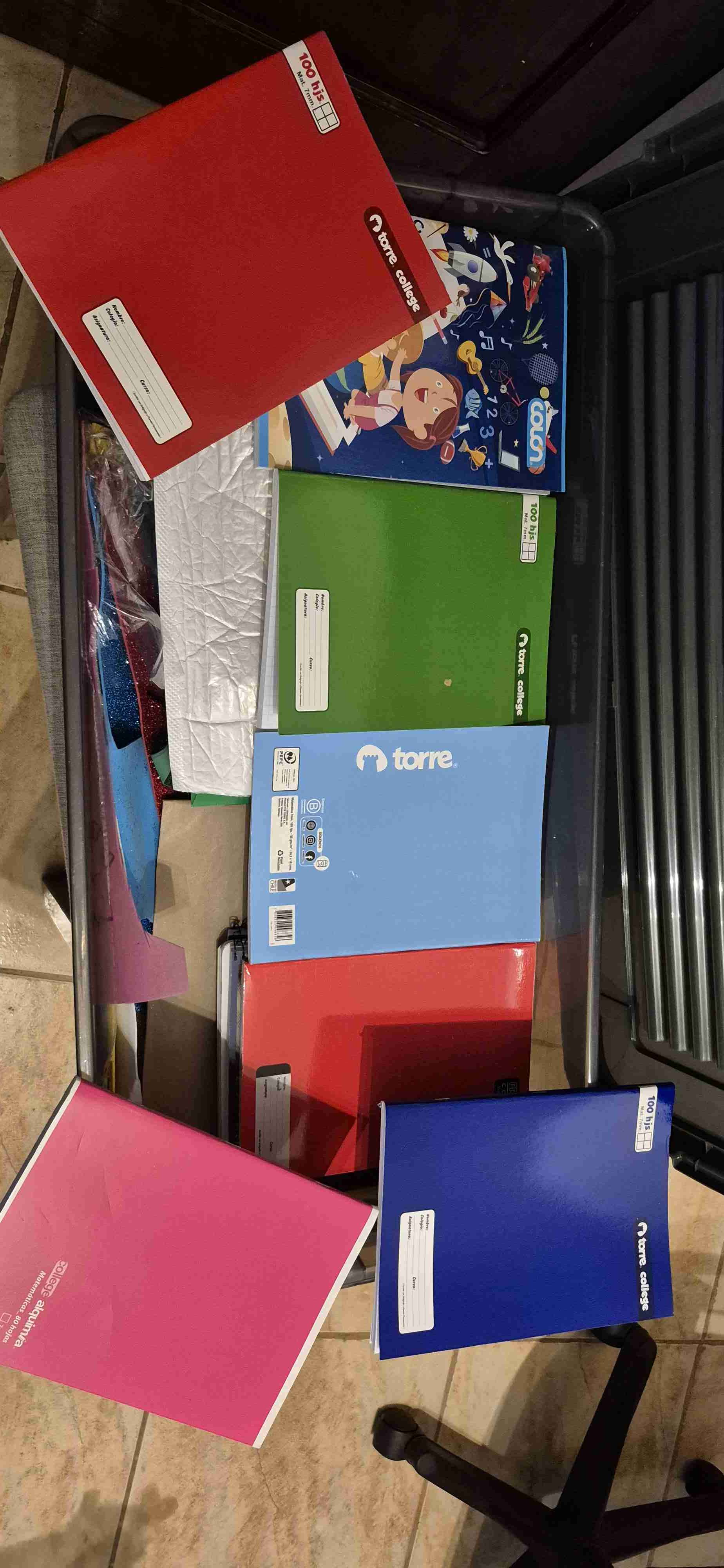 Lote de cuadernos college nuevos