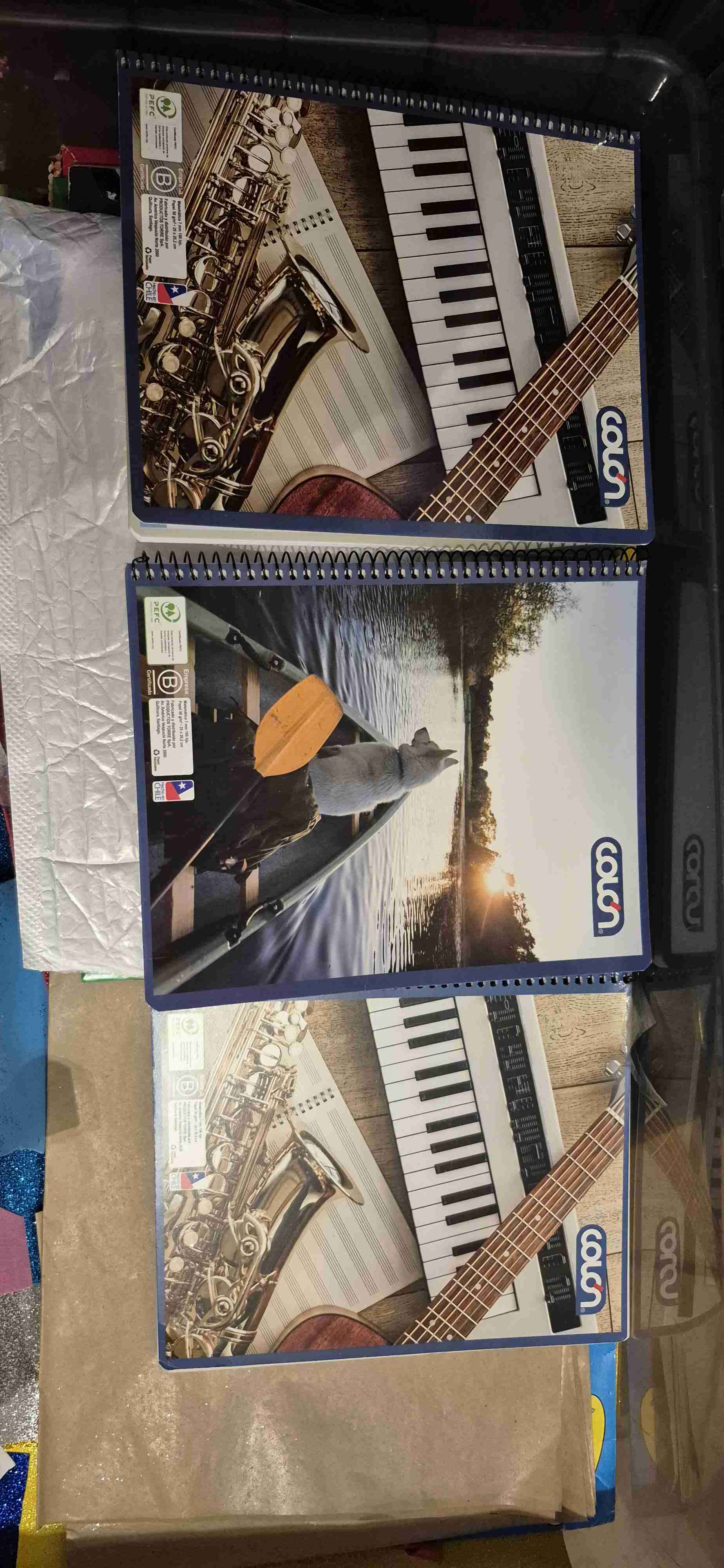 Lote de cuadernos college nuevos - miniatura 2