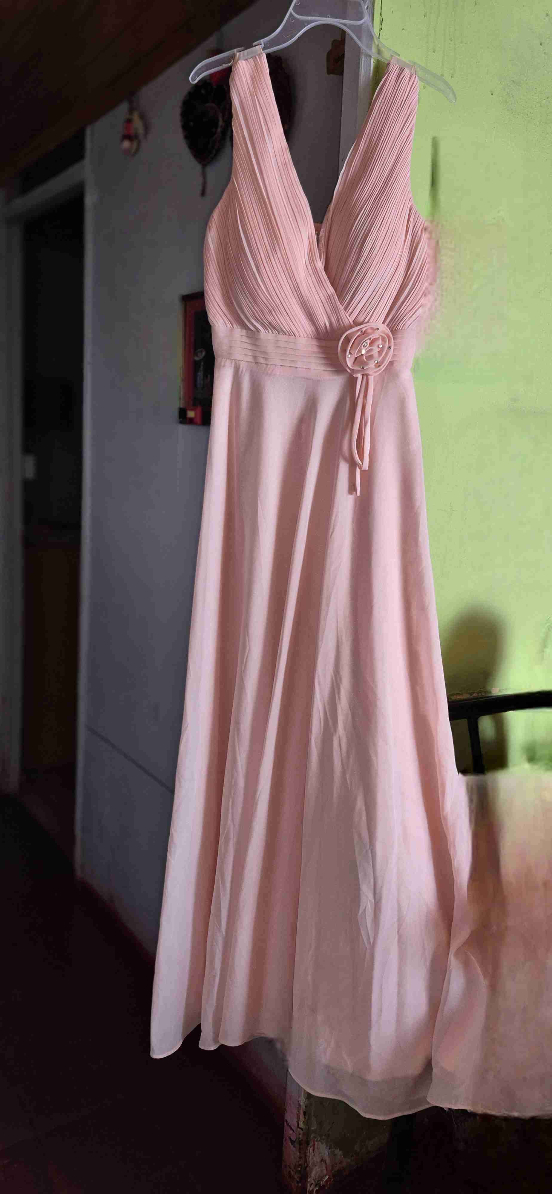 Vestido rosado elegante Talla M