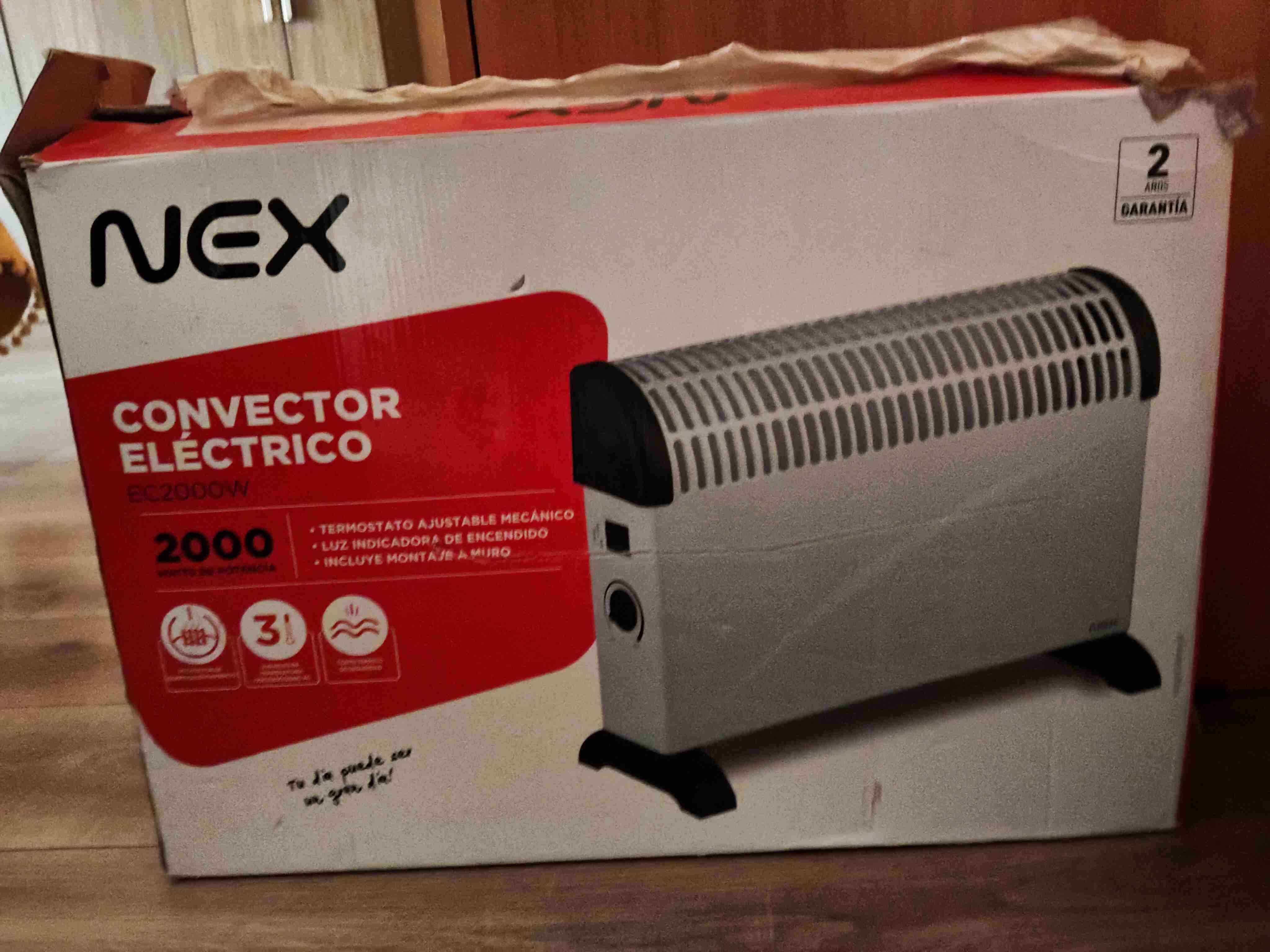 Convector eléctrico NEX 2000W