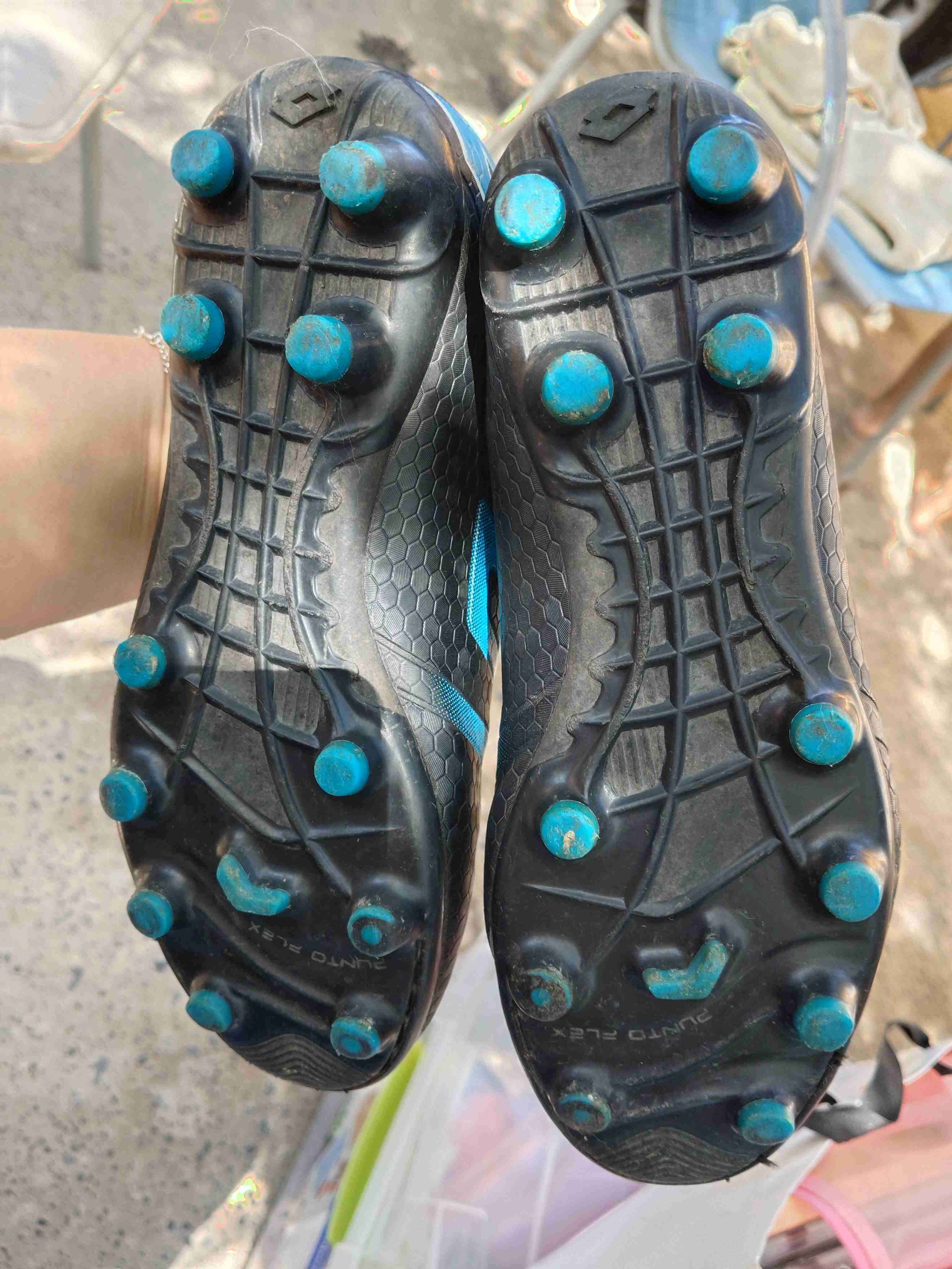 Zapatos de fútbol negros y azules N° 32 - miniatura 3