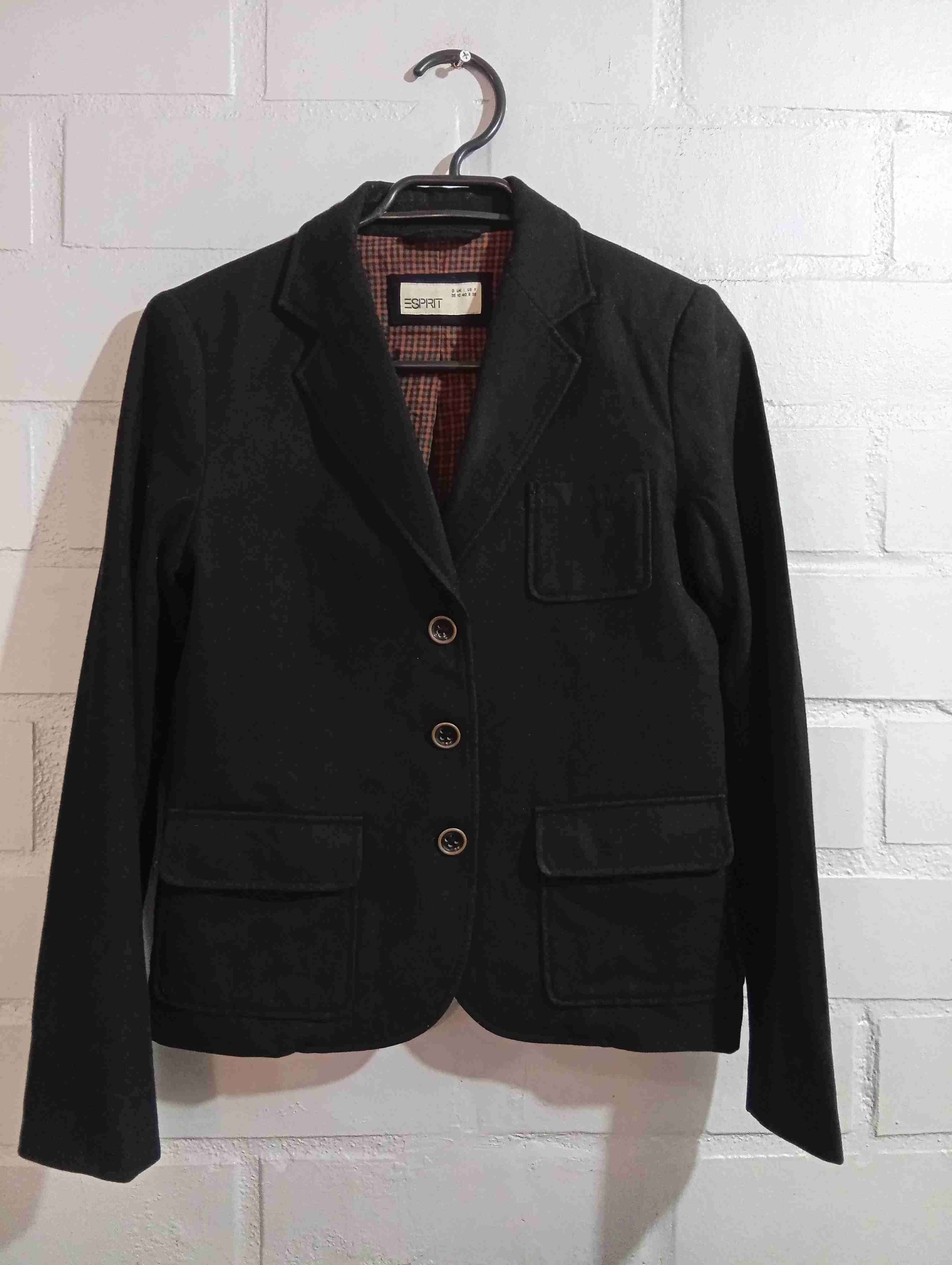 Blazer negro Esprit talla S