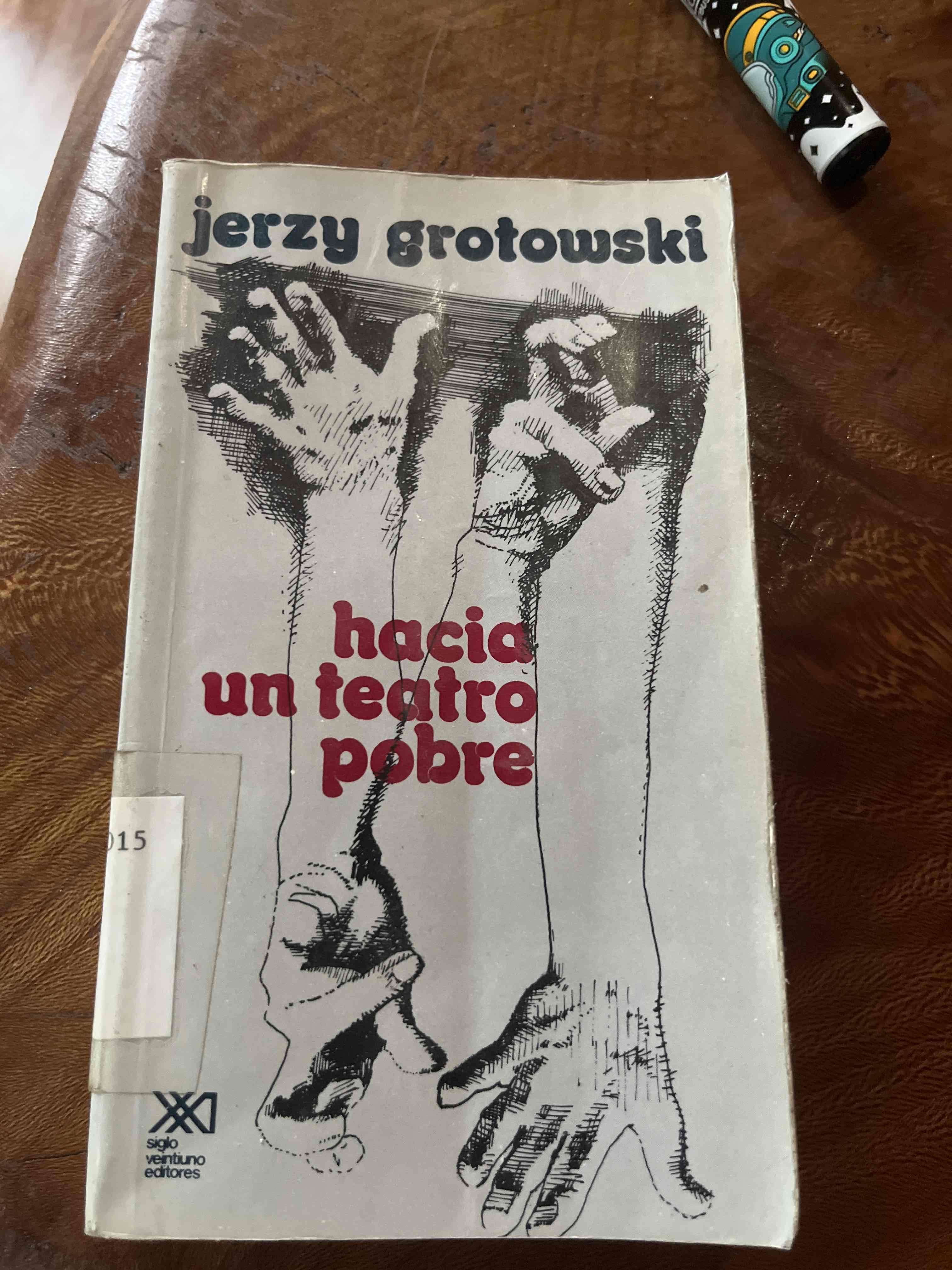 Libro Hacia un Teatro Pobre