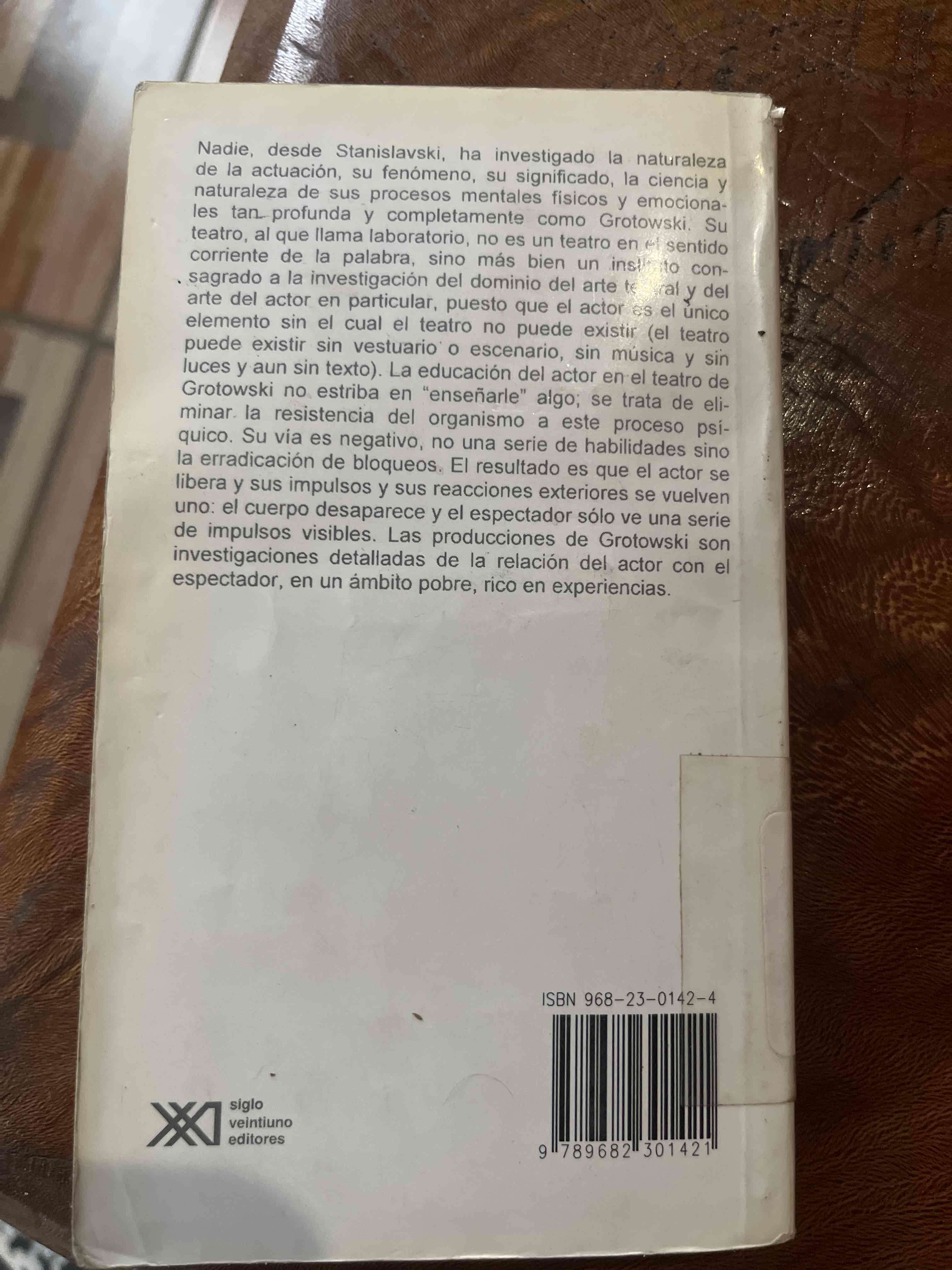 Libro Hacia un Teatro Pobre - miniatura 2