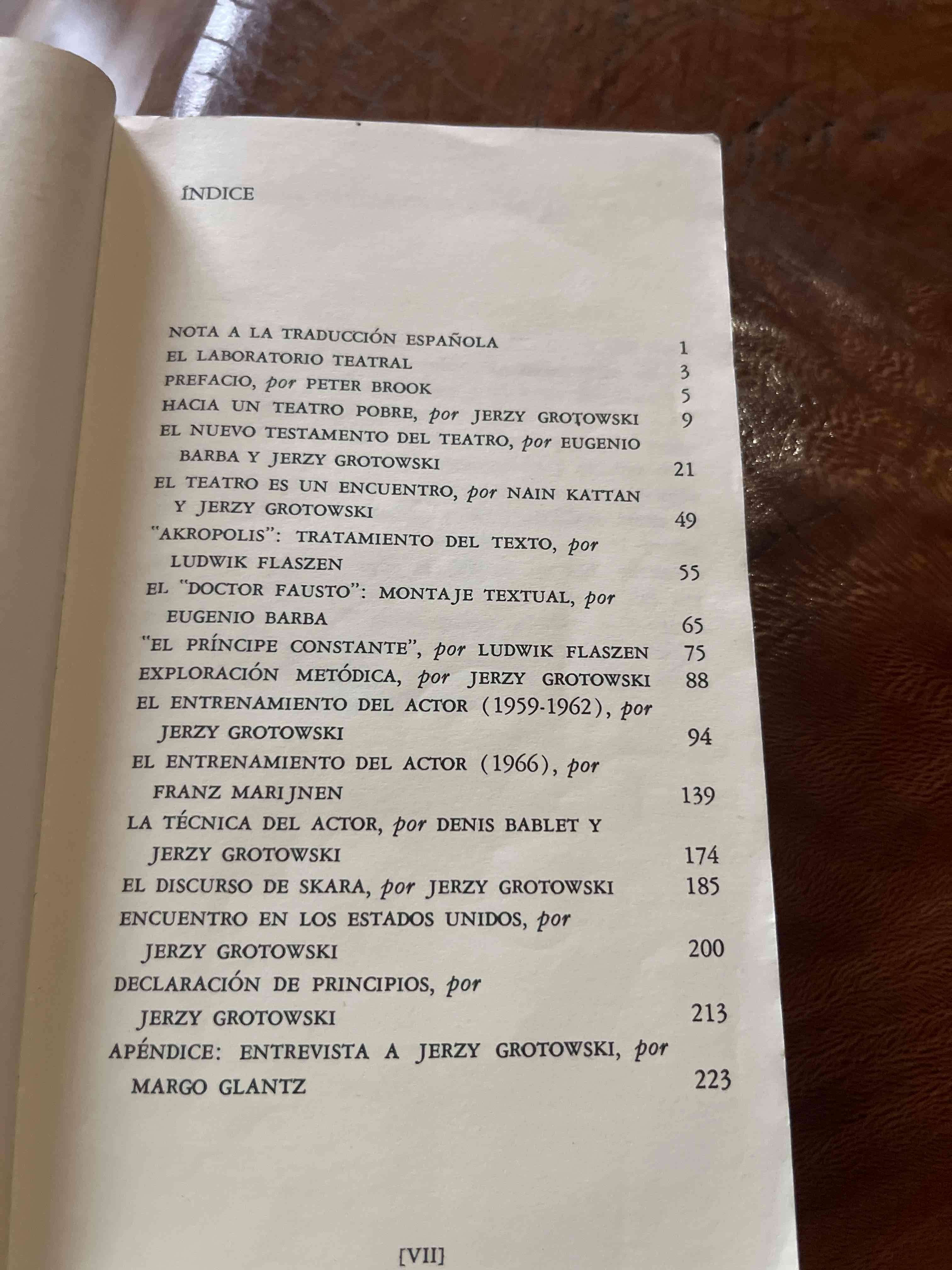 Libro Hacia un Teatro Pobre - miniatura 5