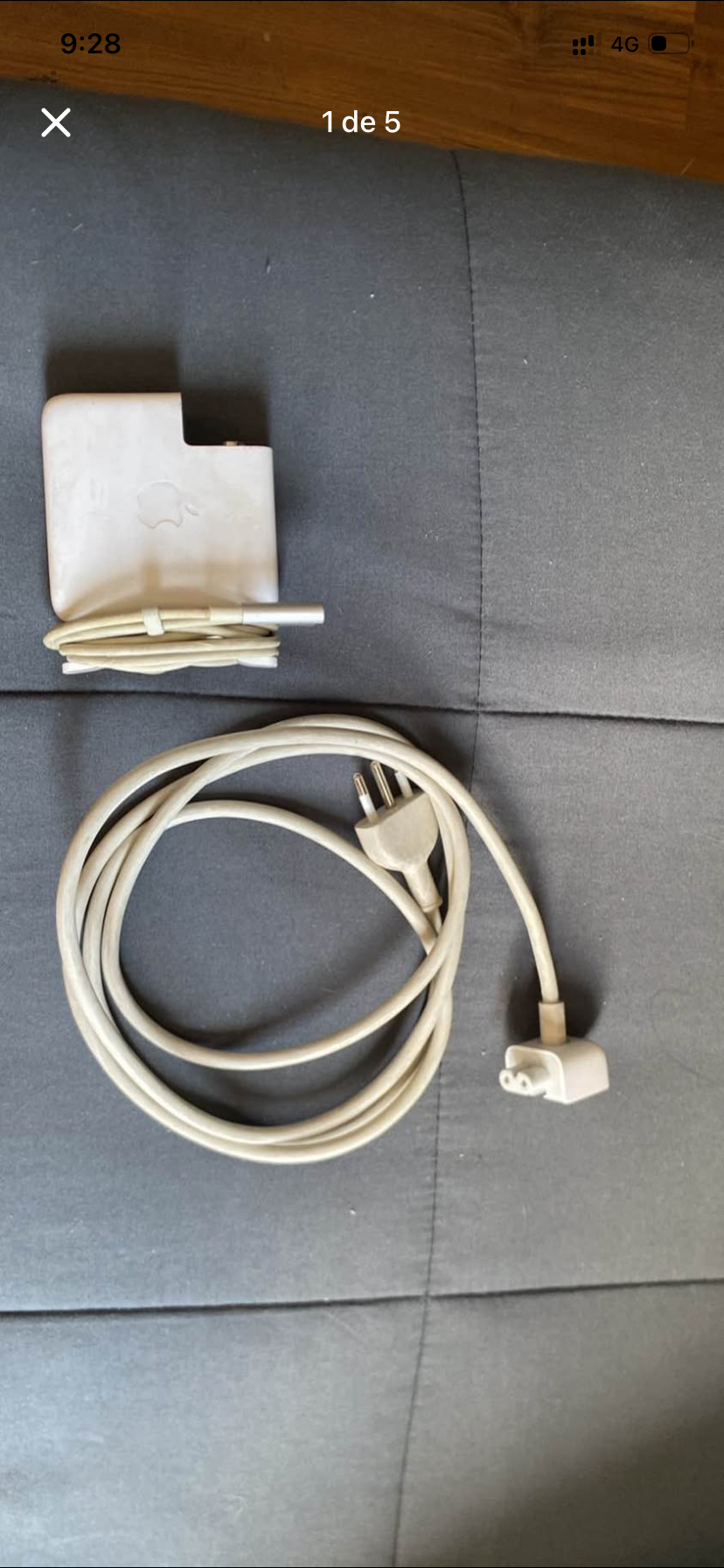 Cargador magsafe 1