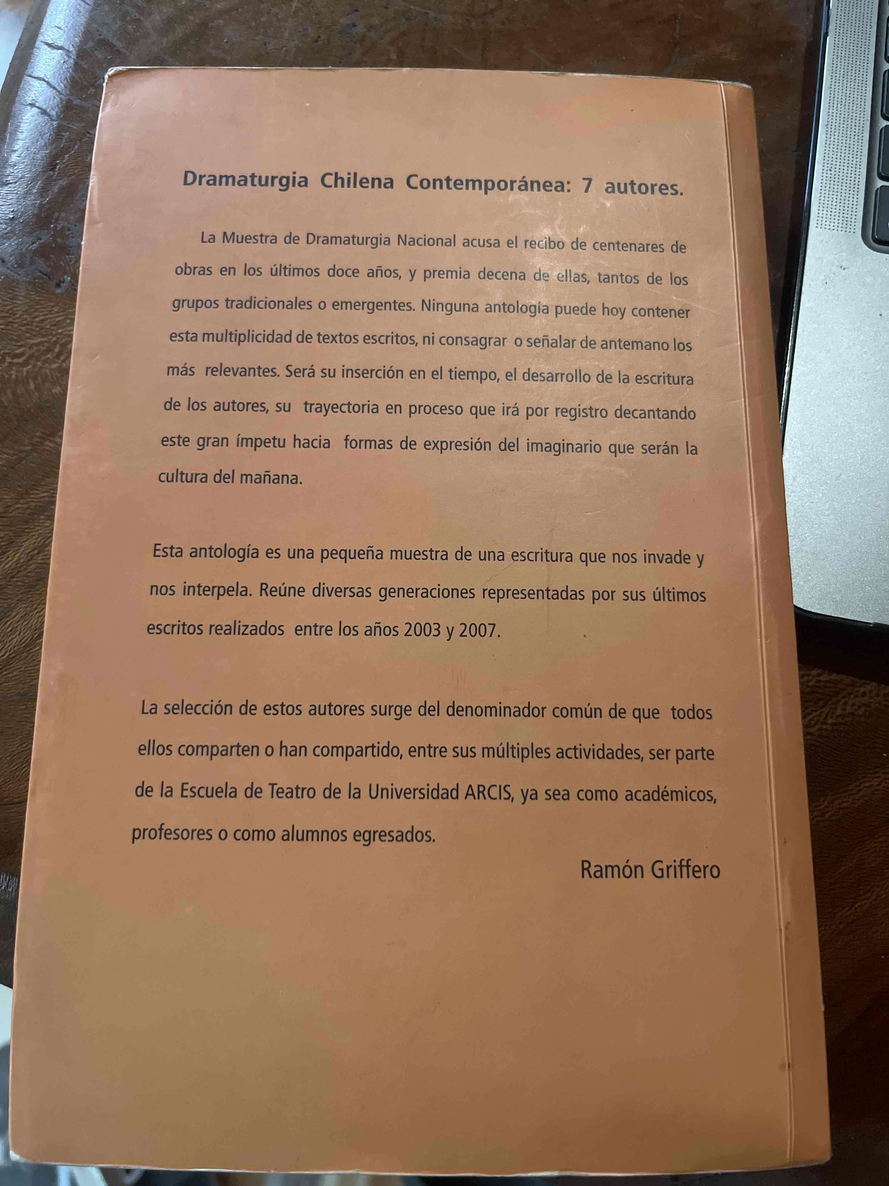 Libro Dramaturgia Chilena Contemporánea - miniatura 2