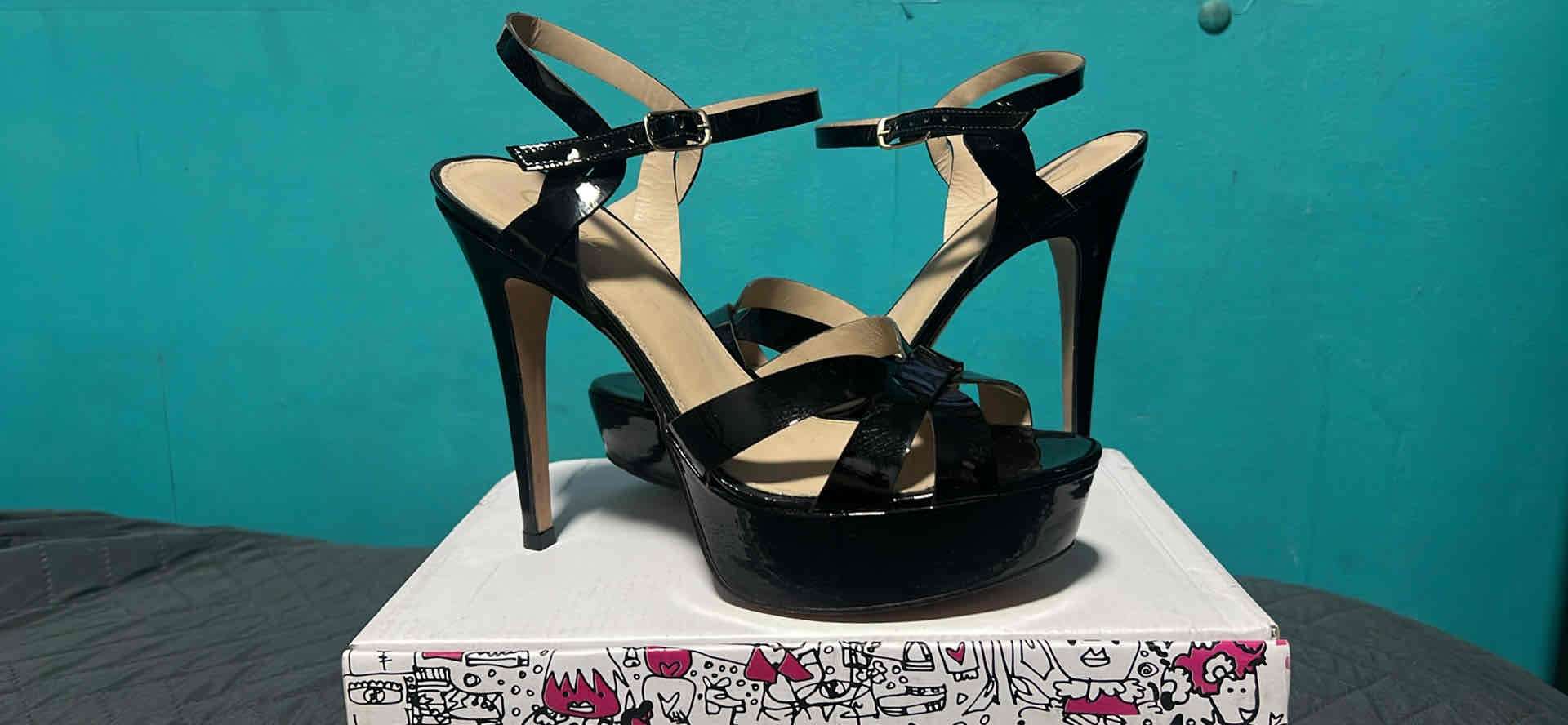 Tacones altos negros Gacel. 39 - miniatura 2
