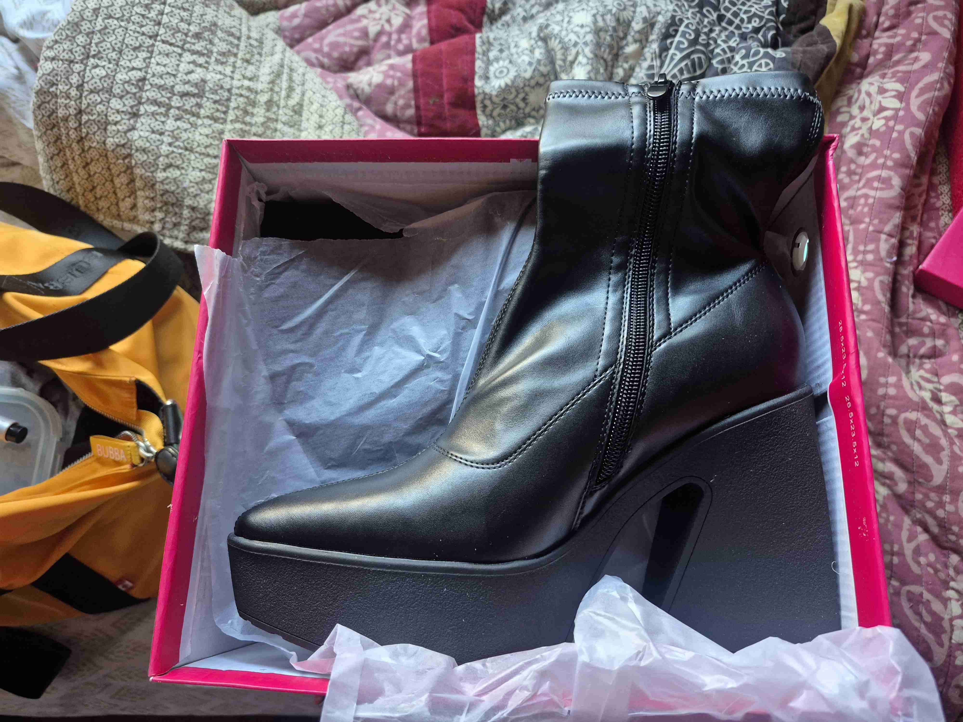 Botines negros de tacón alto - miniatura 2