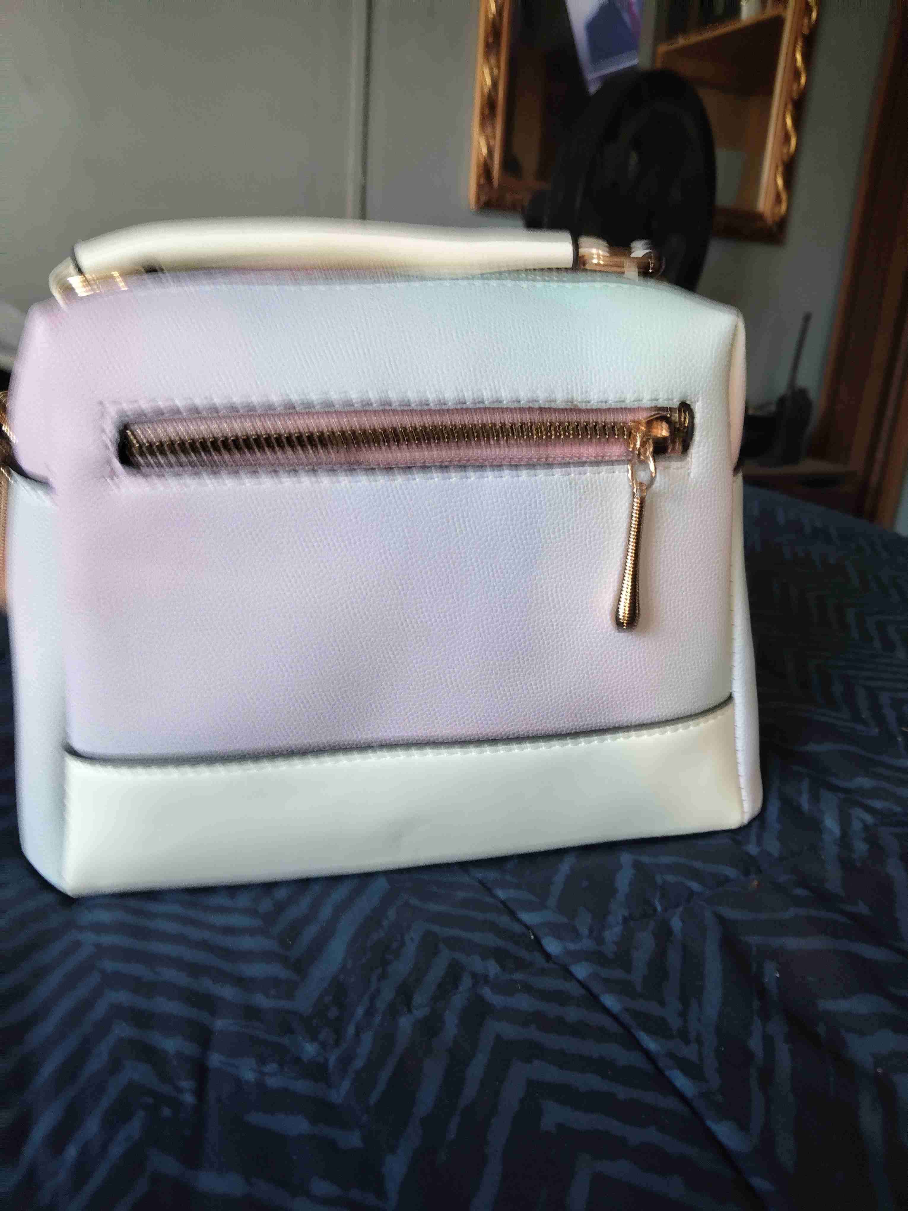 Cartera de mano blanca - miniatura 3