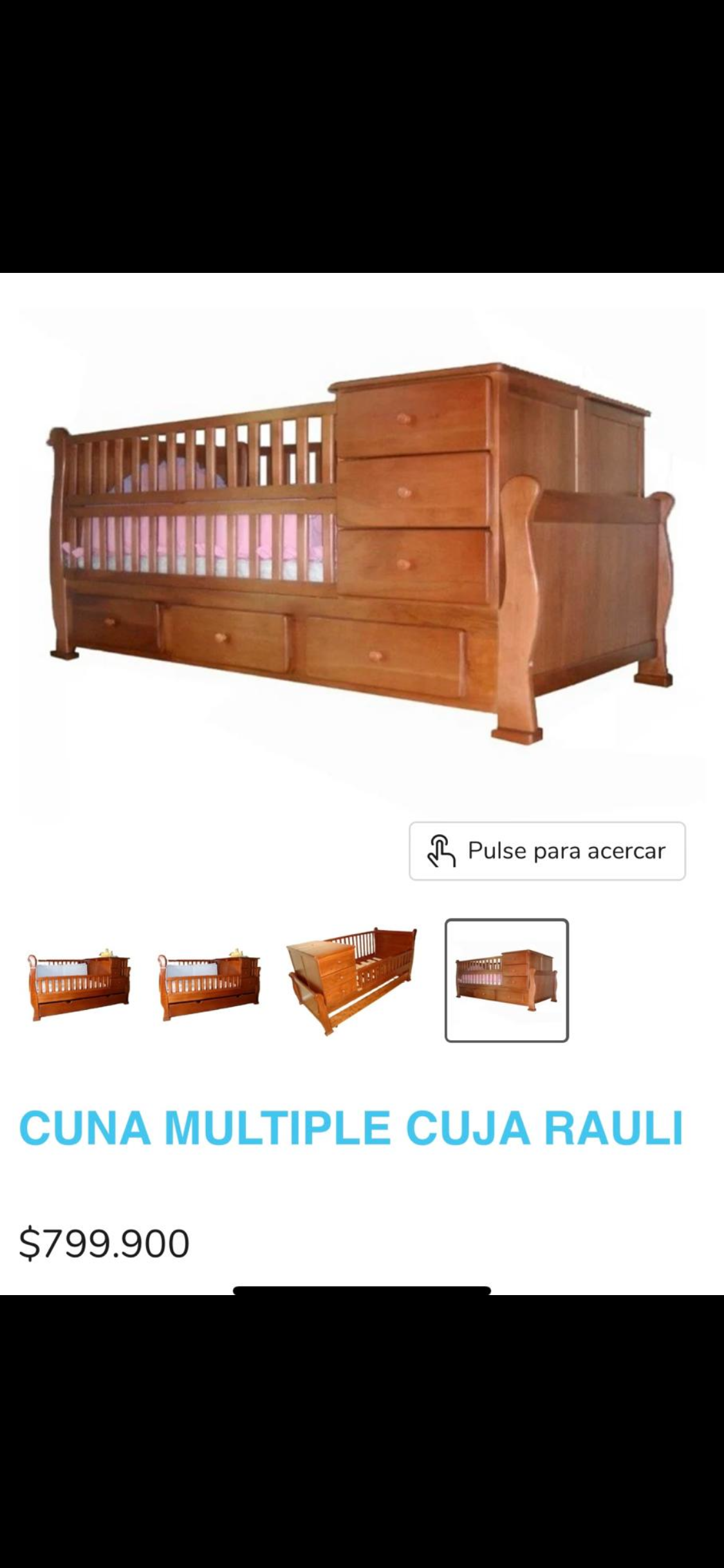 Cuna múltiple de raulí