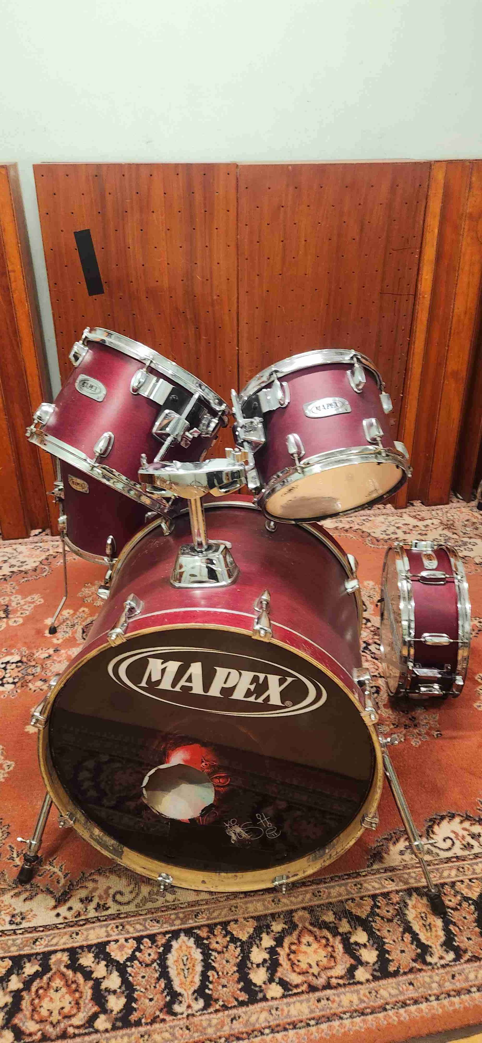 Schell pack Batería Mapex V color vino - miniatura 2