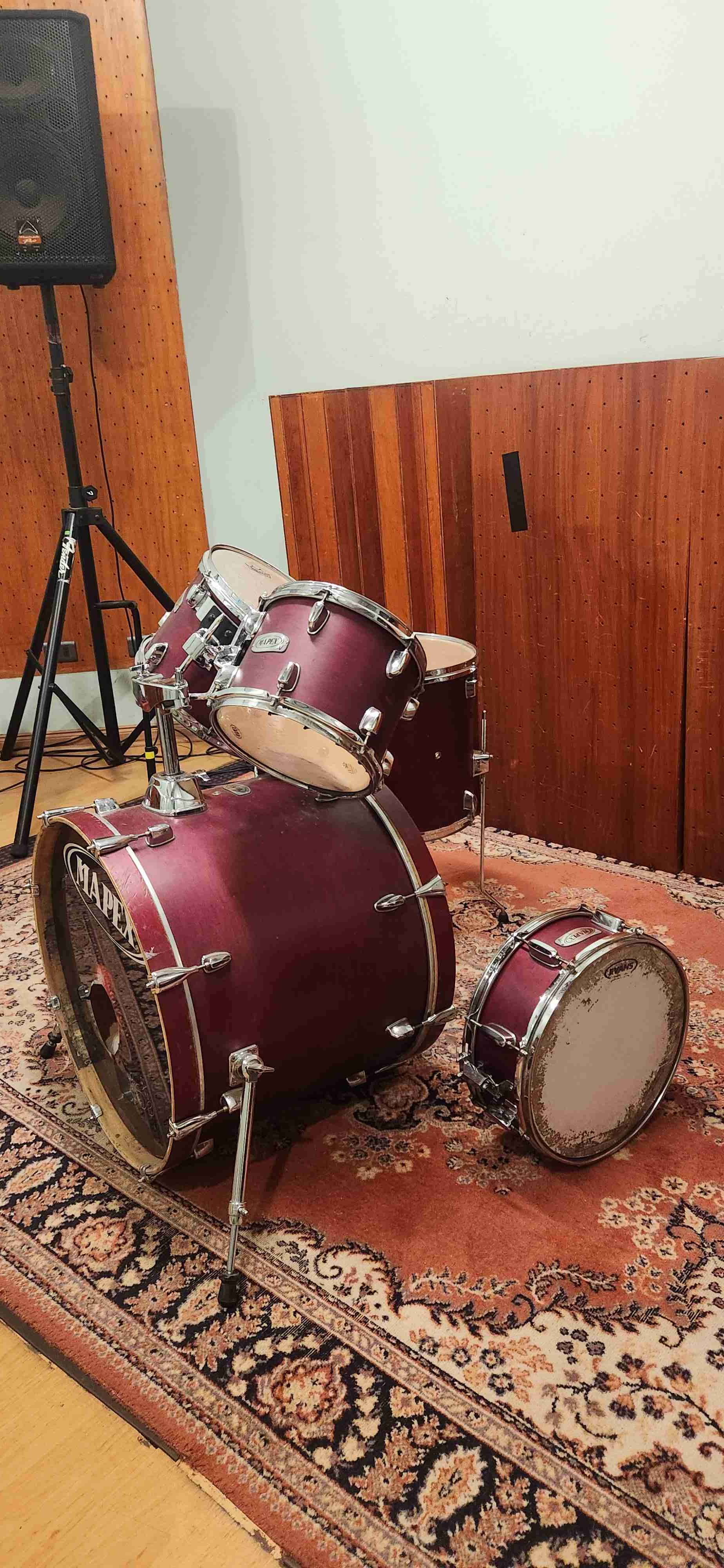 Schell pack Batería Mapex V color vino - miniatura 3