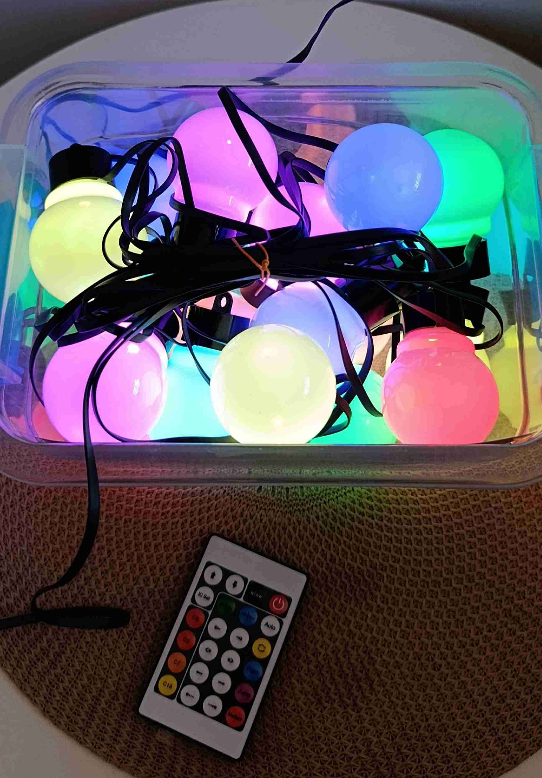 Guirnalda de luces LED multicolor