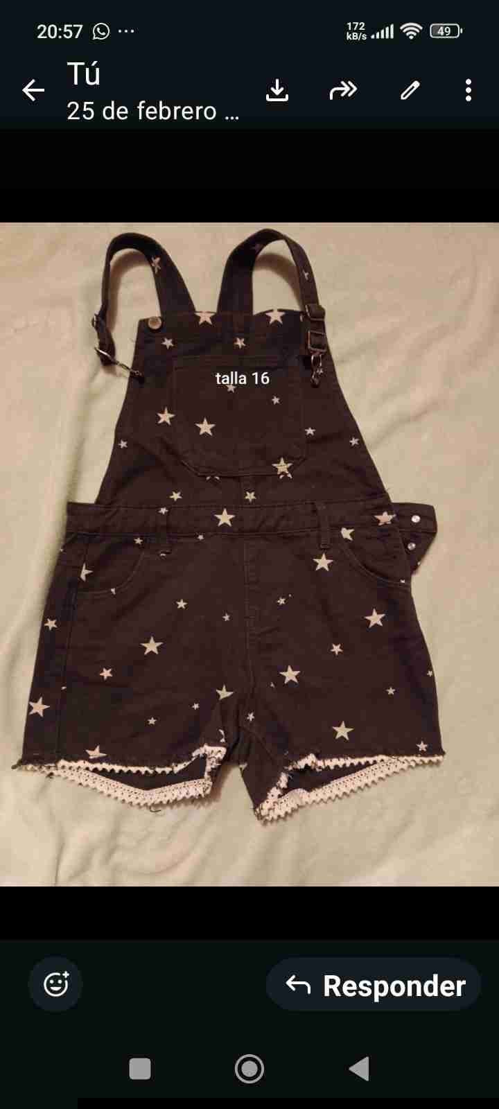 Shorts de mezclilla talla 38 - miniatura 6