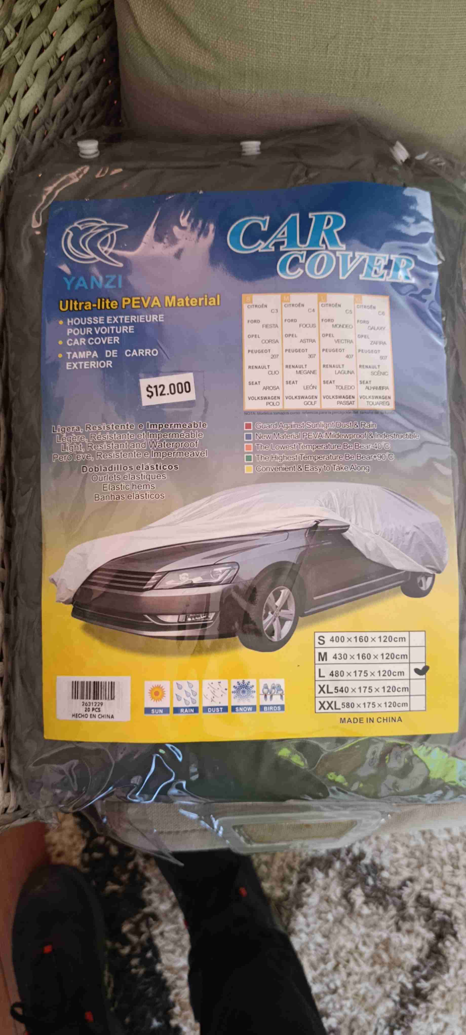 Cubre auto impermeable Yanzi