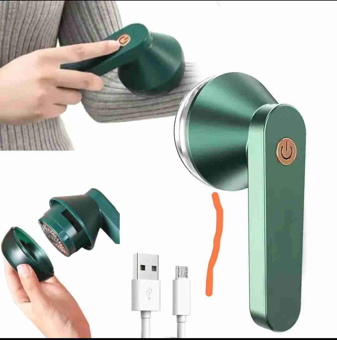 Quitapelusas eléctrico verde