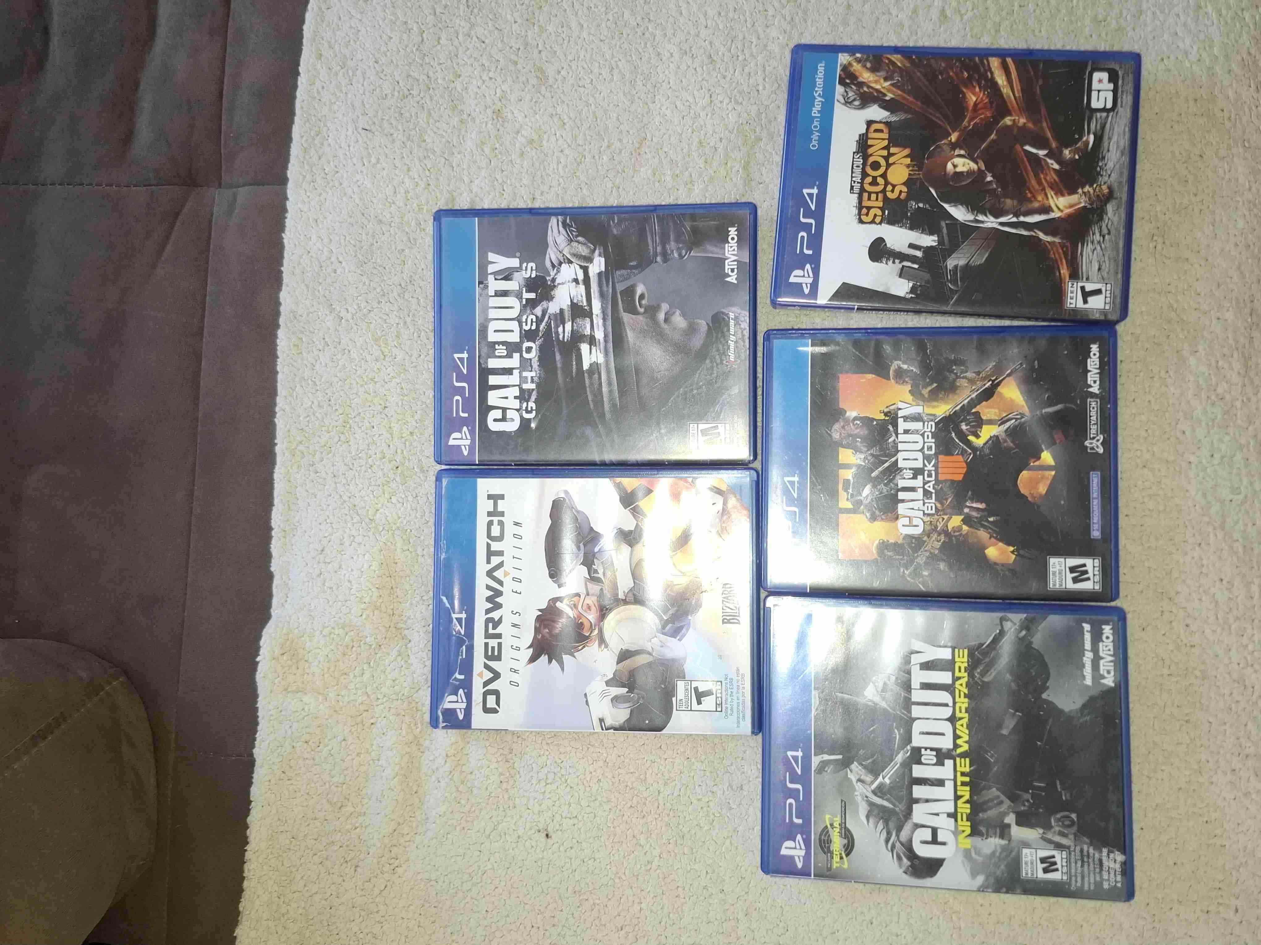 Lote de videojuegos PS4