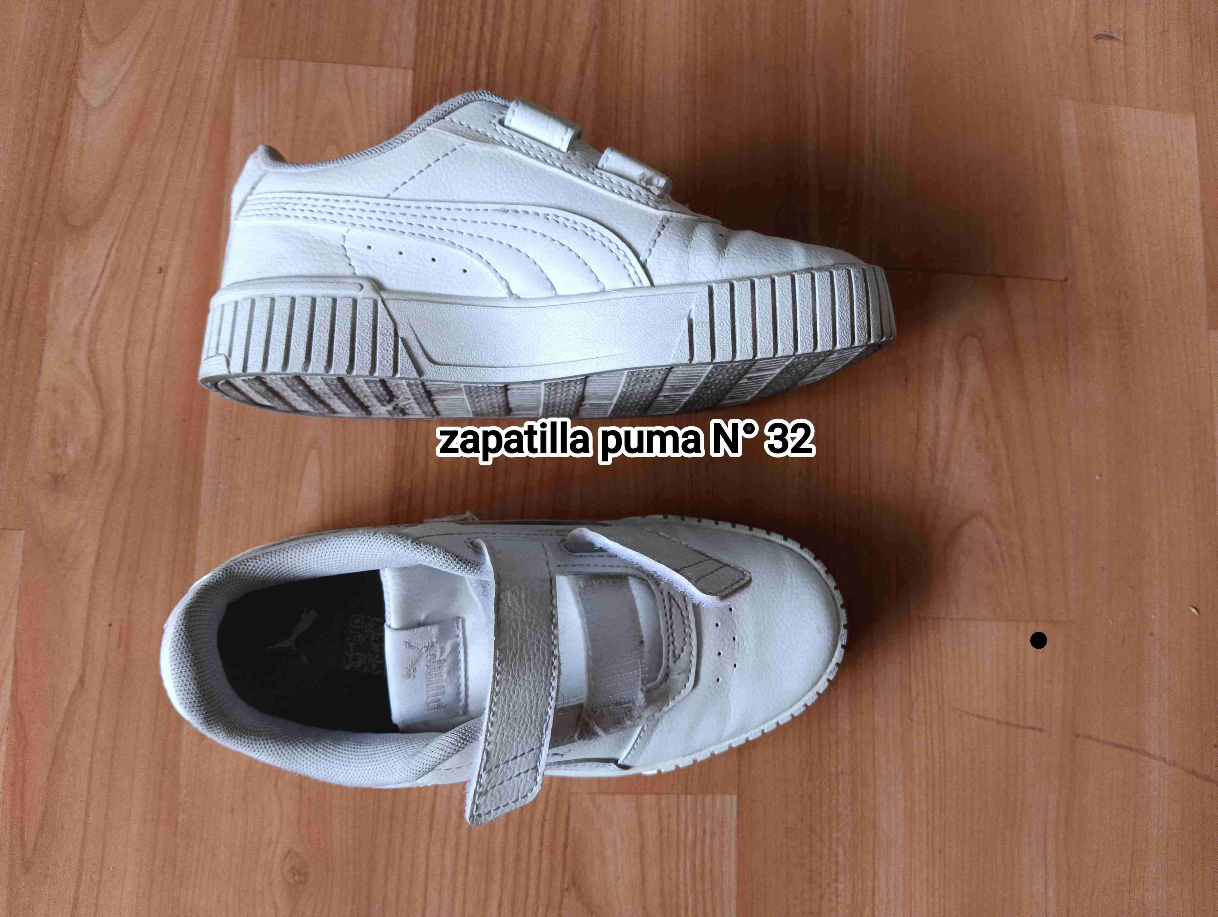 Zapatillas blancas niña talla 32 - miniatura 4