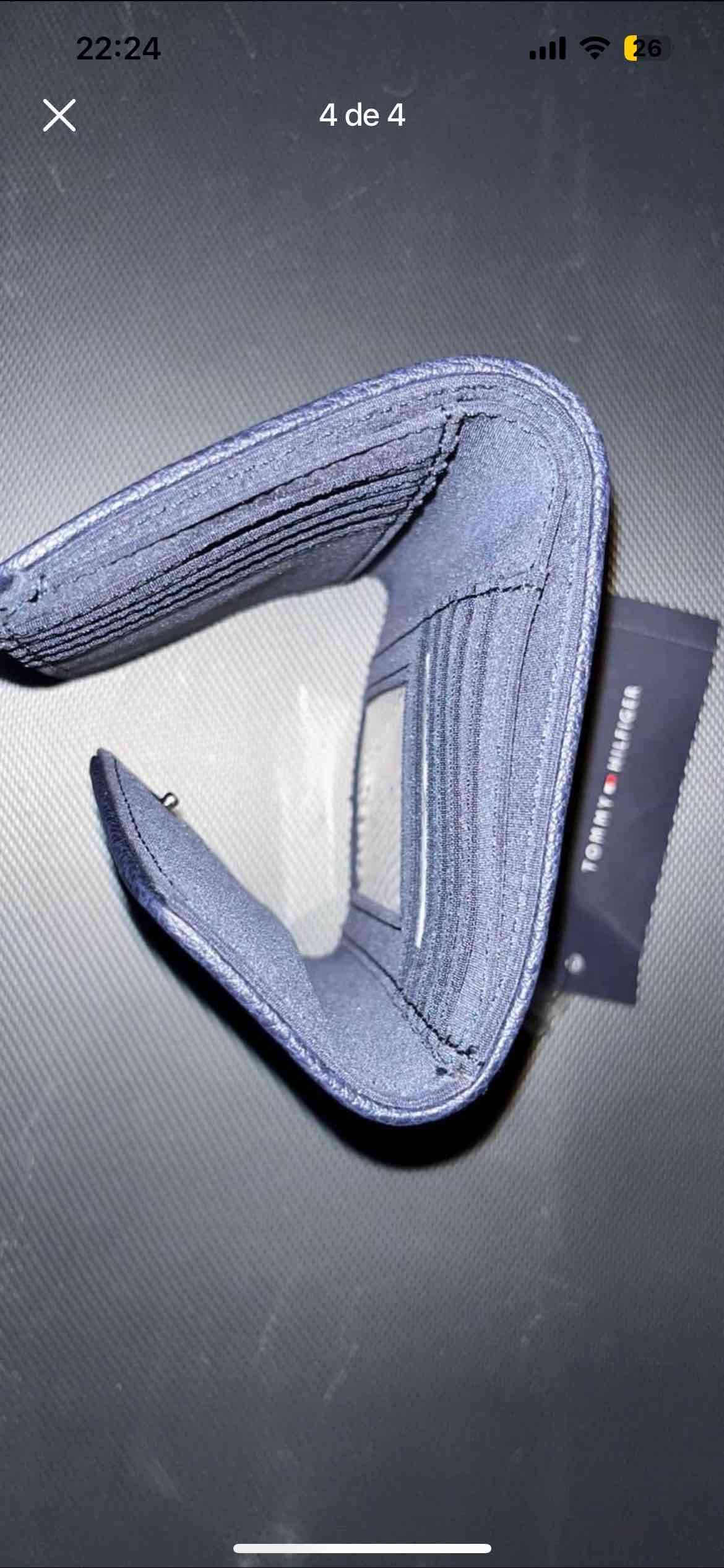 Billetera Tommy Hilfiger azul oscuro - miniatura 2