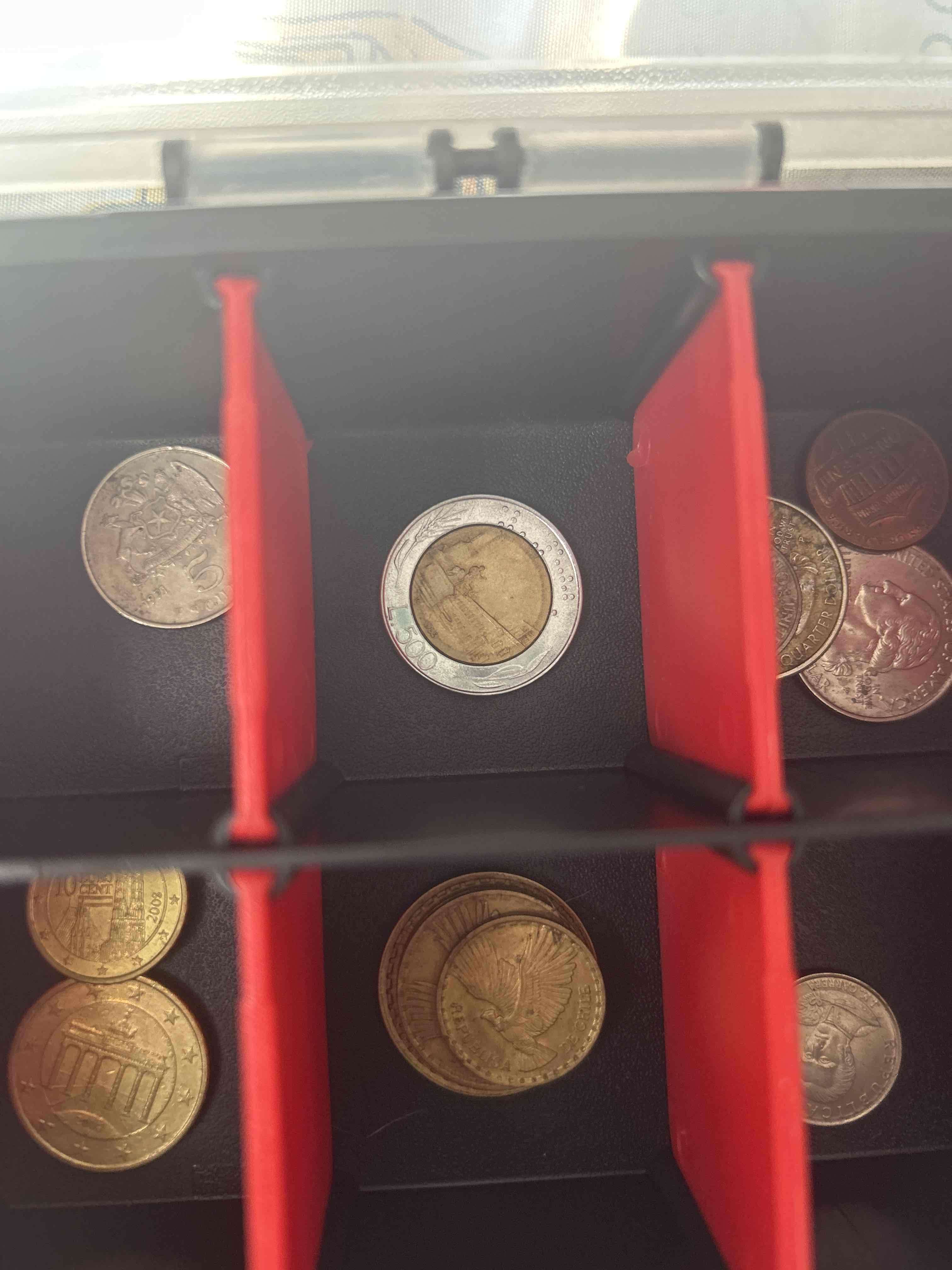 Colección de monedas chilenas y otros países - miniatura 3