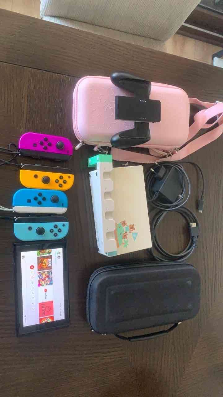 Nintendo Switch 32gb Animal Crossing+4 Joy-con+2 - miniatura 2