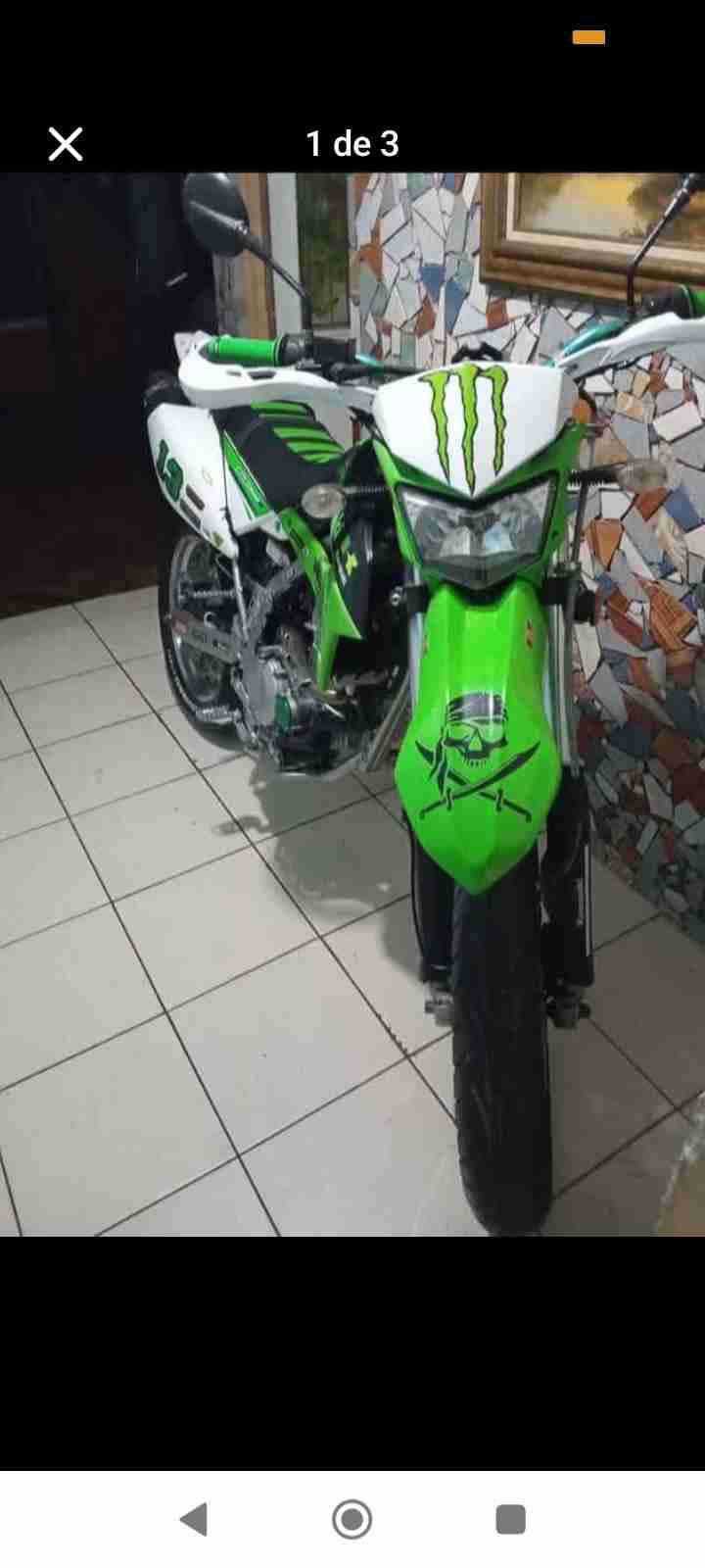 kawasaki klx 250s 2015 con patente