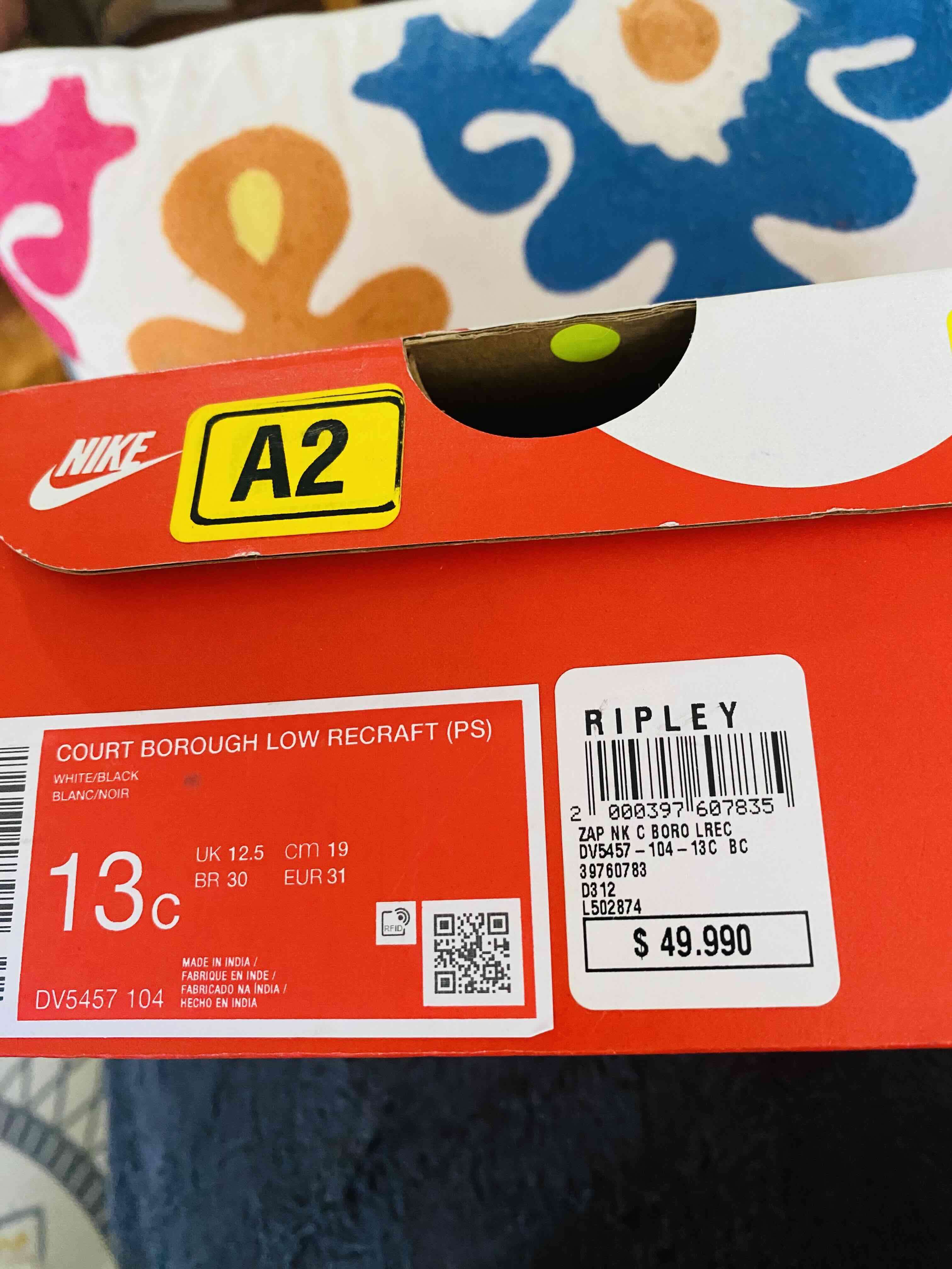 Zapatillas blancas Nike talla 31 (19cm) - miniatura 5