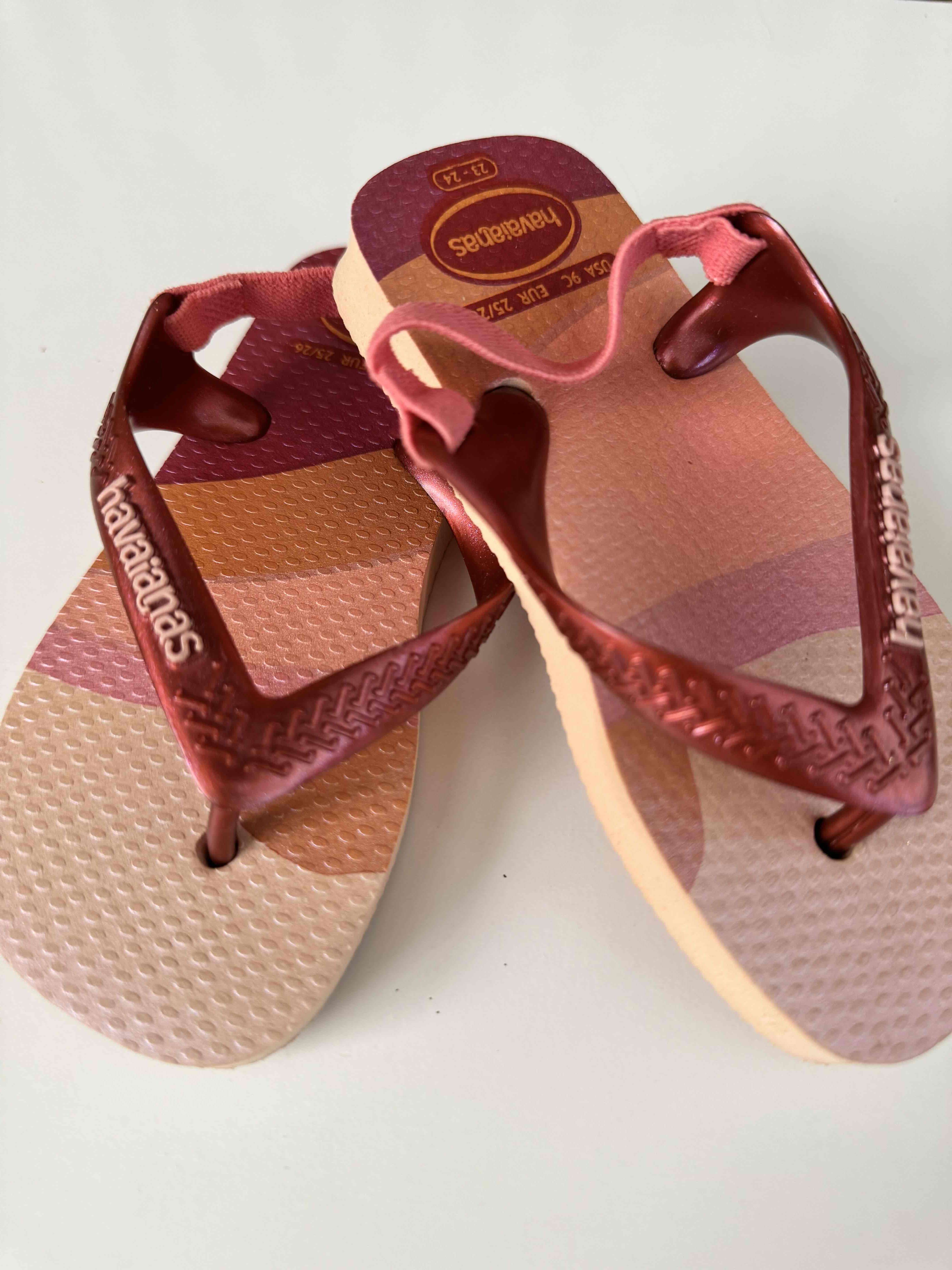 Sandalias Havaianas rosadas para Niña
