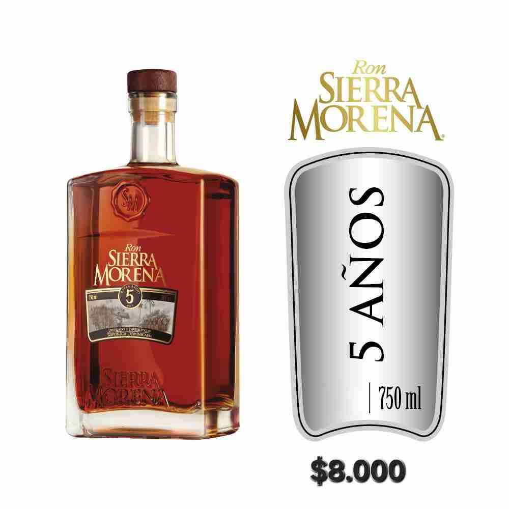 Ron Sierra Morena 5 Años 750ml