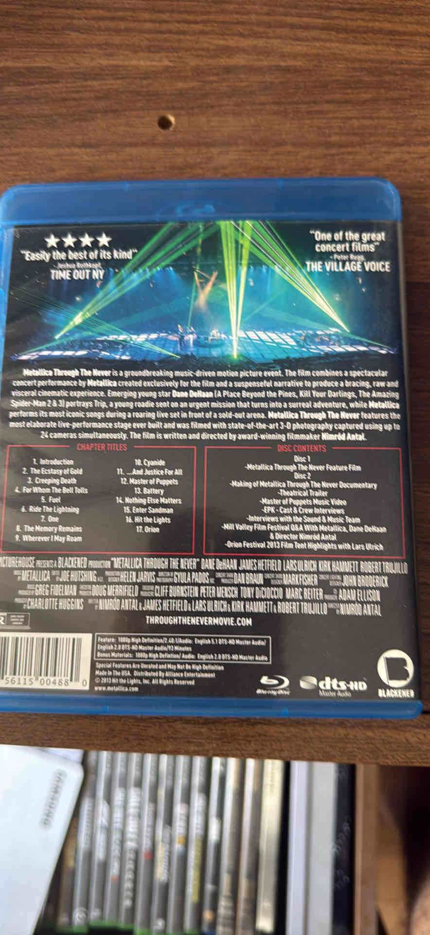 Blu-ray Metallica Through the Never - miniatura 2