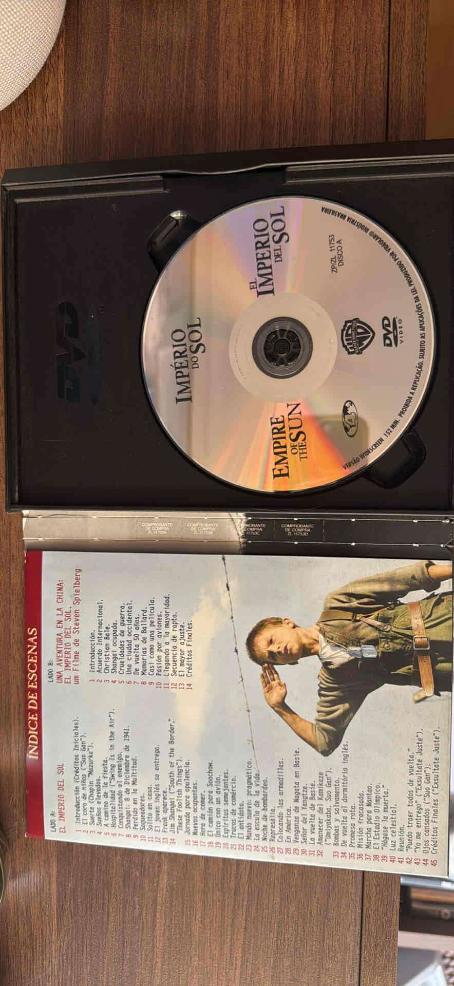 DVD El Imperio del Sol - miniatura 3