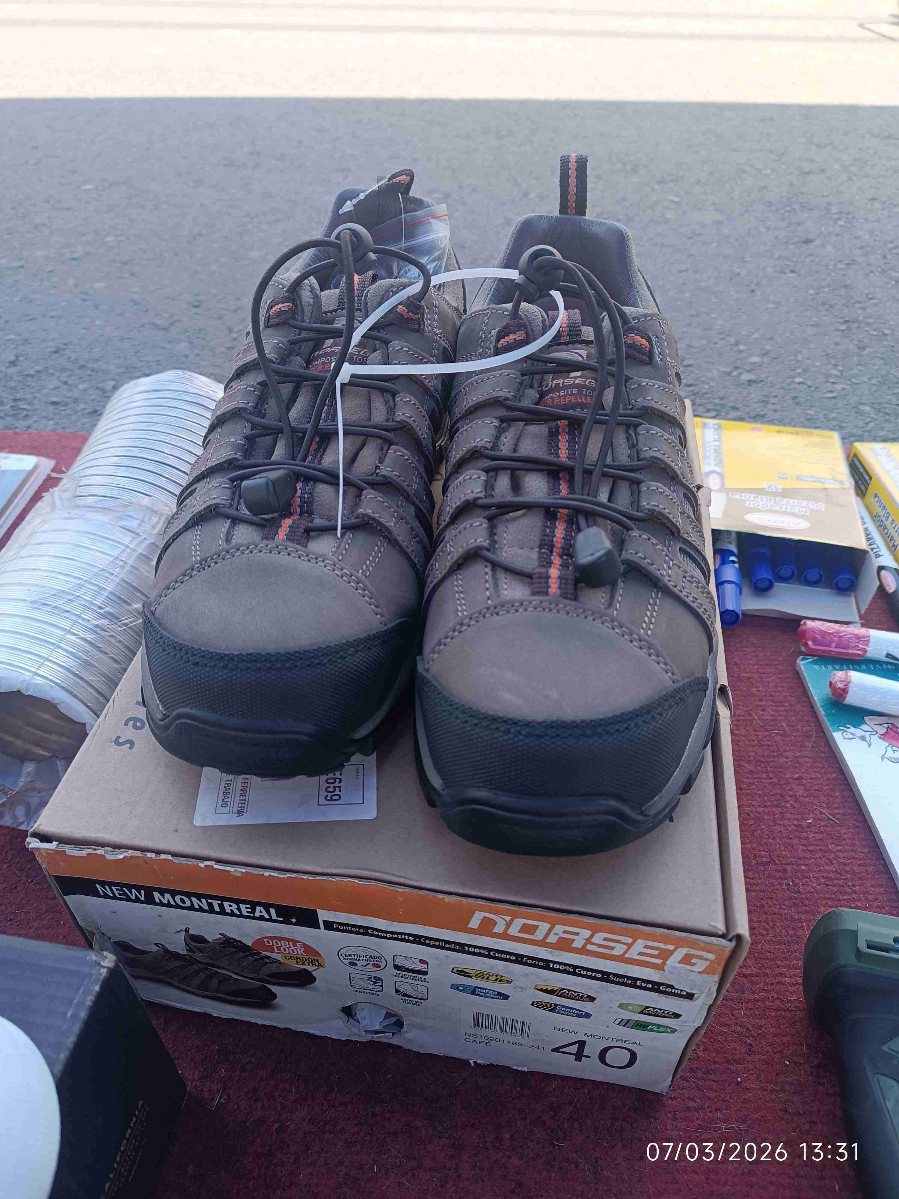 Zapatos de seguridad norseg talla 40 - miniatura 2